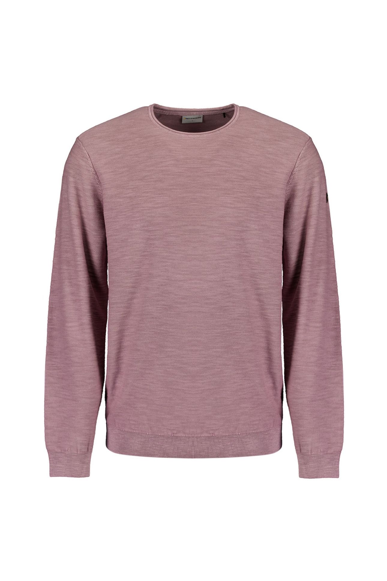 PULLOVER CREWNECK GARMENT DYED + STONE WASHED MAUVE 1