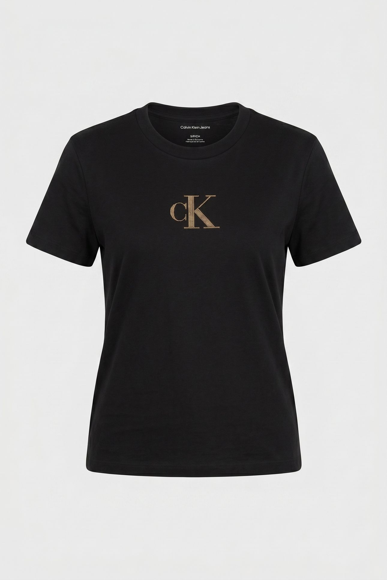 SS CLASSIC FOIL CK TEE KHN 001 BLACK/COMBO 3
