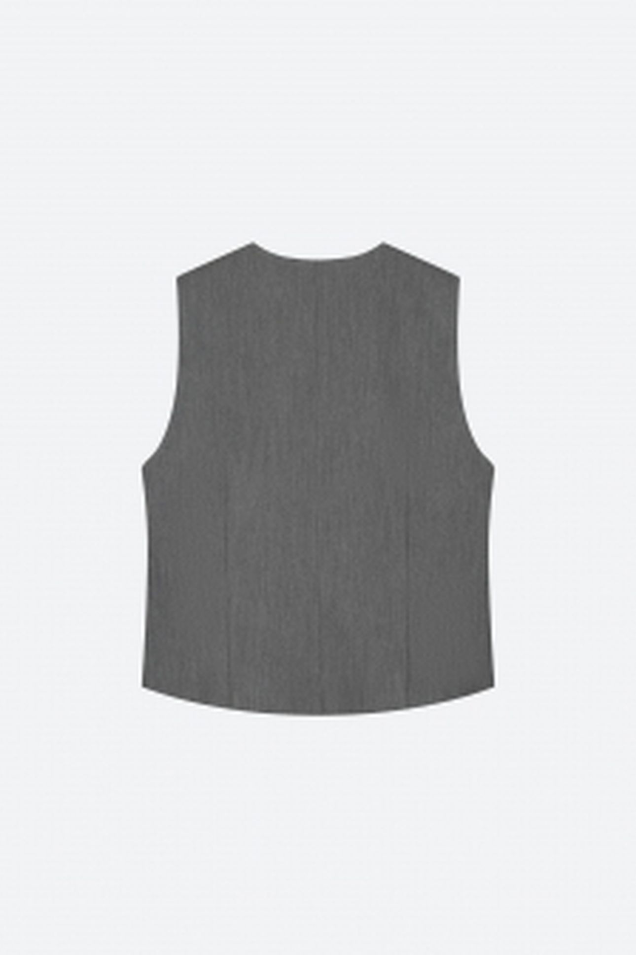 NOUS SOMMES LABELS – GINNY TIE GILET GREY 5