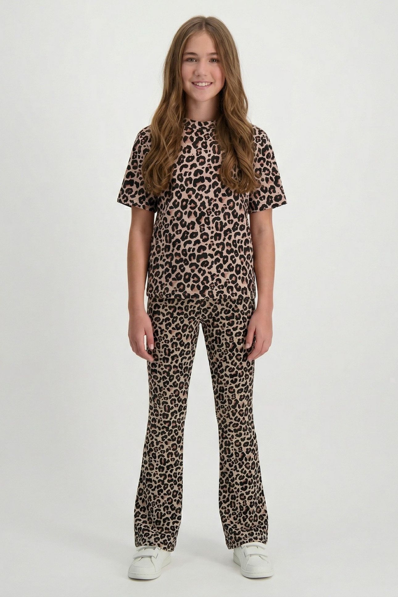 GIRLS LYRIC TS LEOPARD BROWN 1