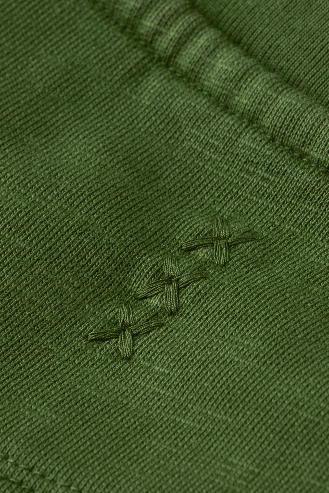 CORE - 3 CROSSES SWEATSHIRT DARK GREEN 7