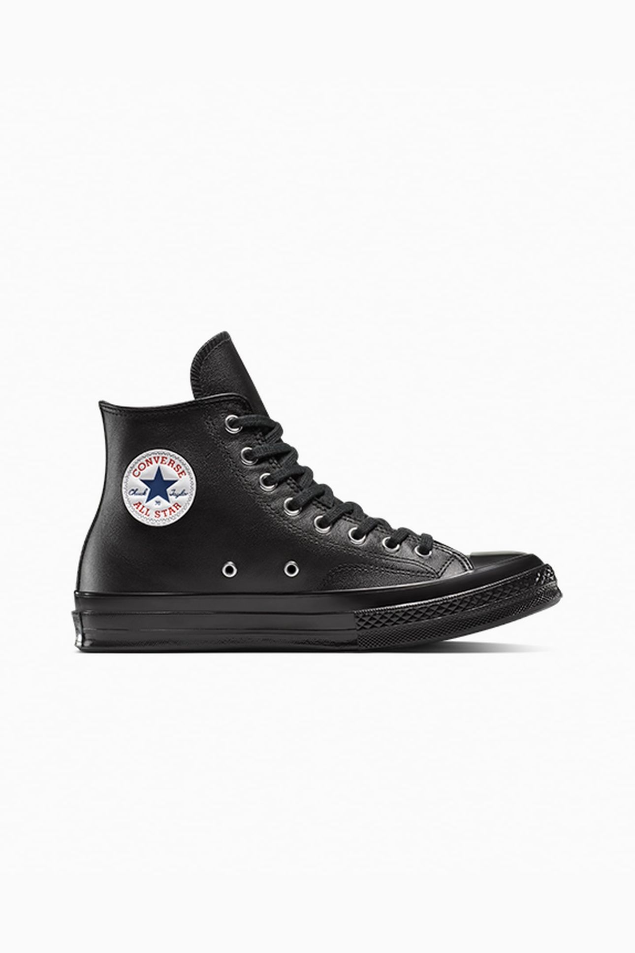 UNISEX CHUCK 70 HI BLACK/BLACK/WHITE 1