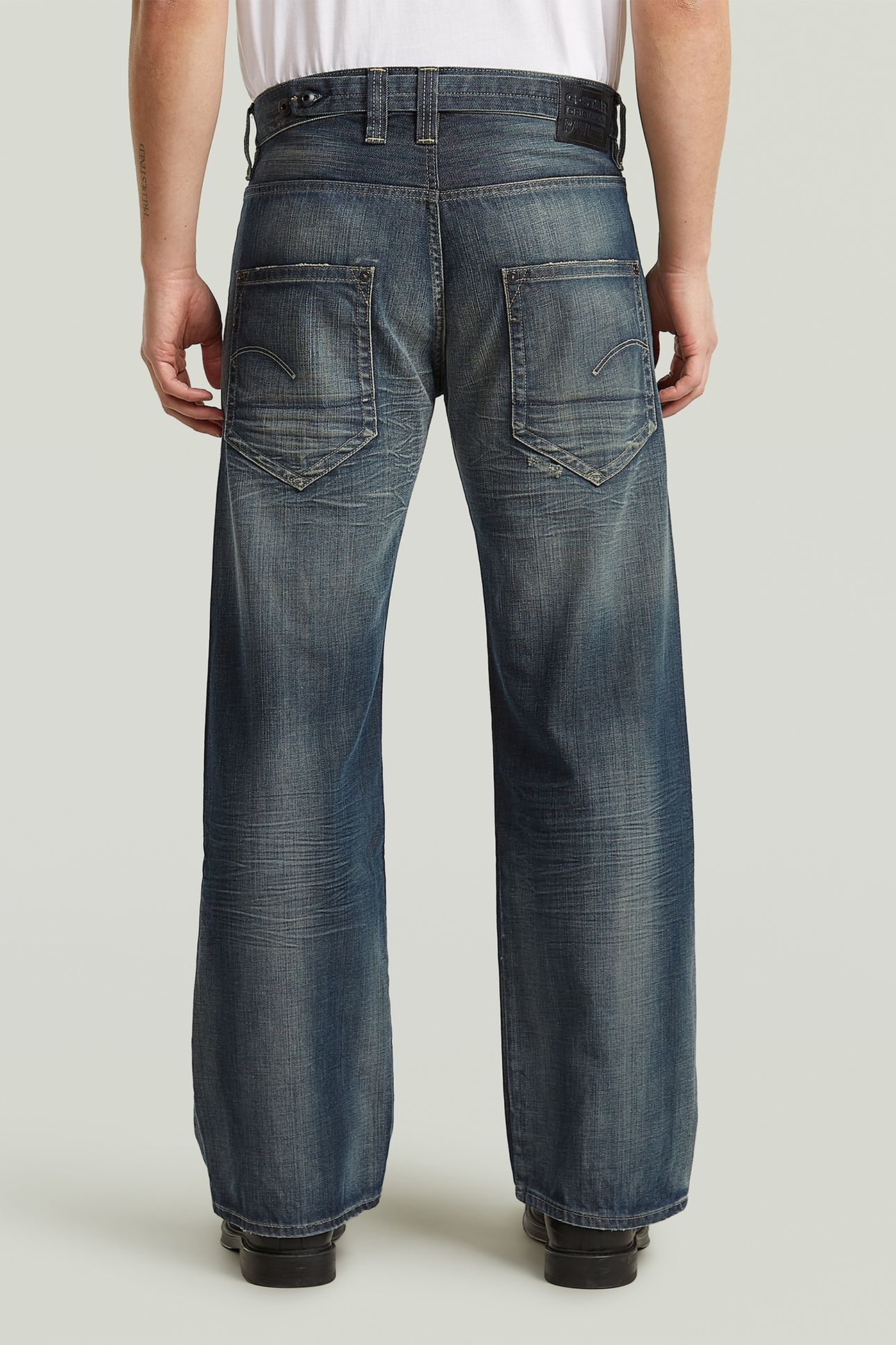 G-STAR RADAR LOW LOOSE JEANS MEDIUM BLUE 2