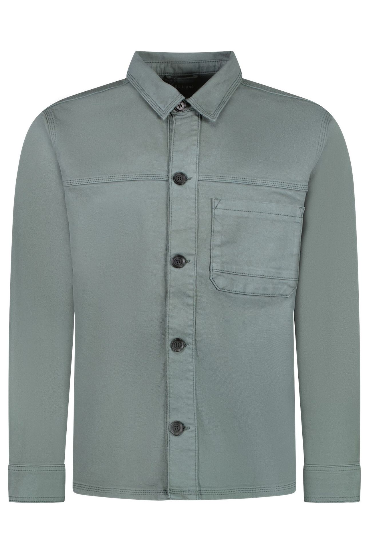TOBIAS LS JACKET SHIRT MOSS 2
