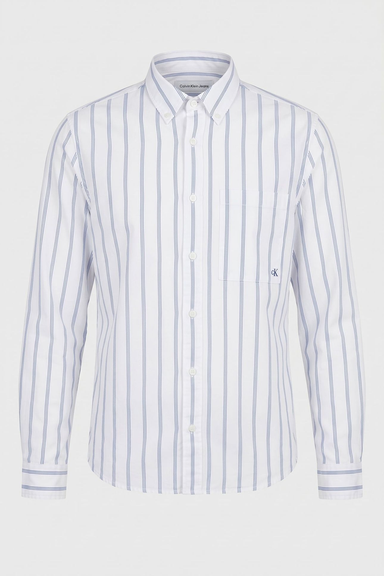 LS STRIPE OXFORD CLASSIC SHIRT BRILLIANT WHITE 3