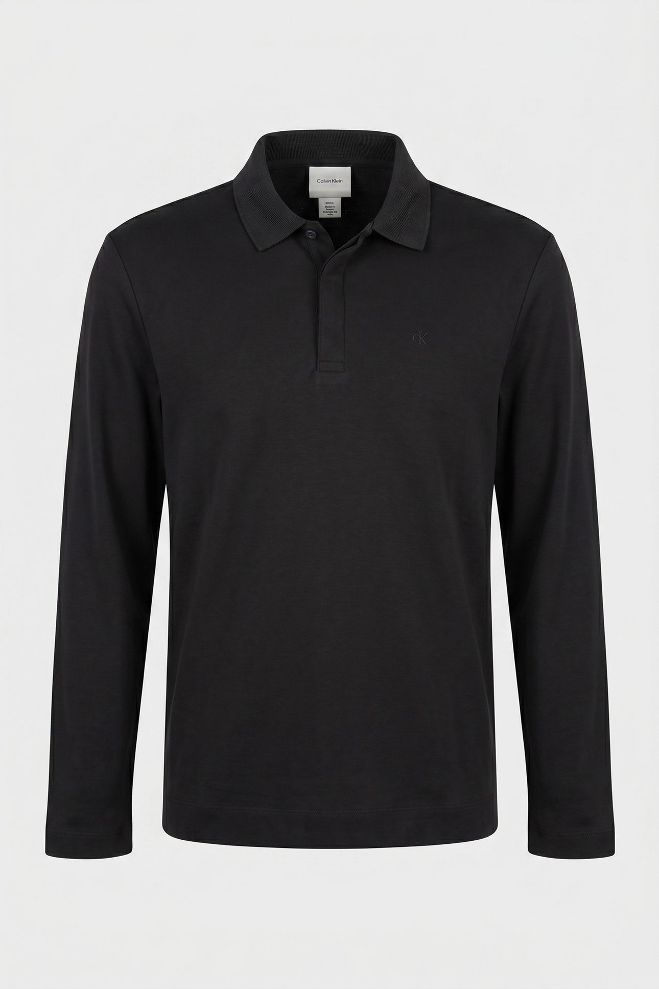 LS LUXE INTERLOCK POLO BLACK 3