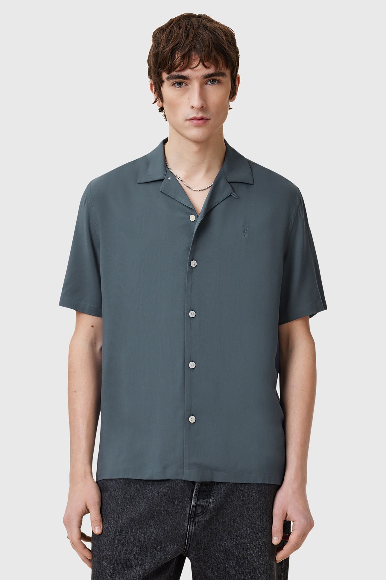 VENICE SS SHIRT RAIN GREY 3