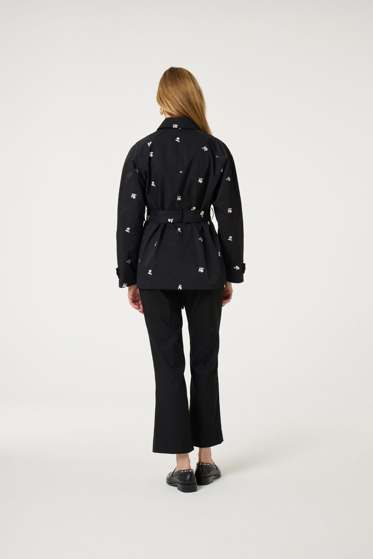 TROY TRENCHCOAT SHORT BLACK 3