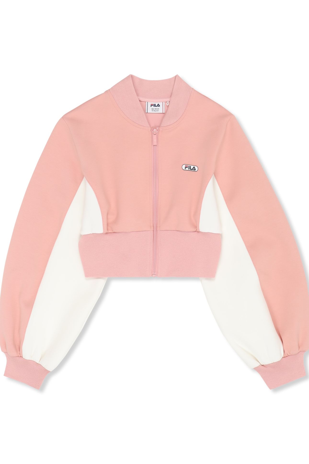 LECORE HIGH RIB SCUBA TRACK JACKET MELLOW ROSE-EGRET 1