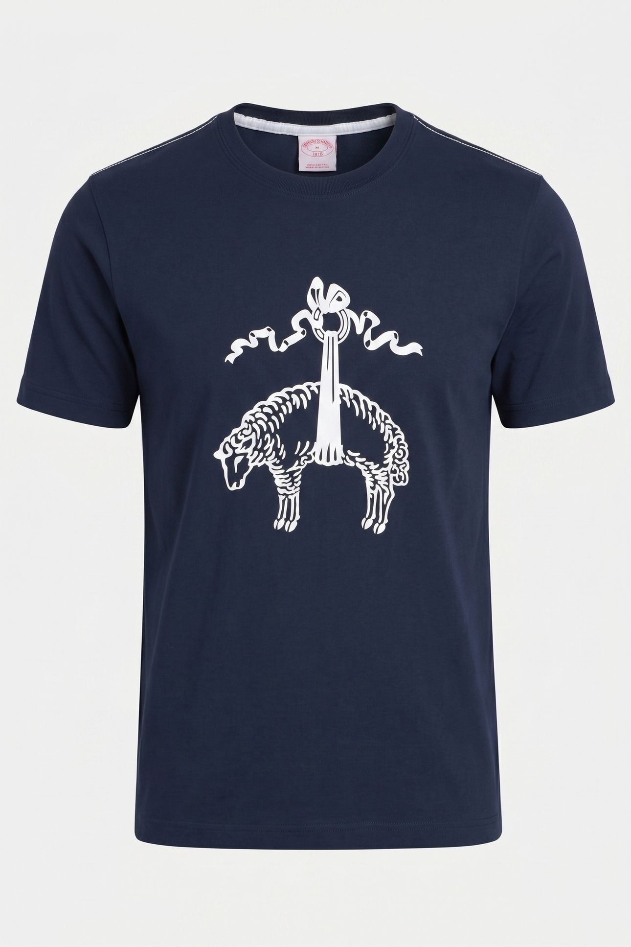 COTTON T-SHIRT OPEN BLUE 6