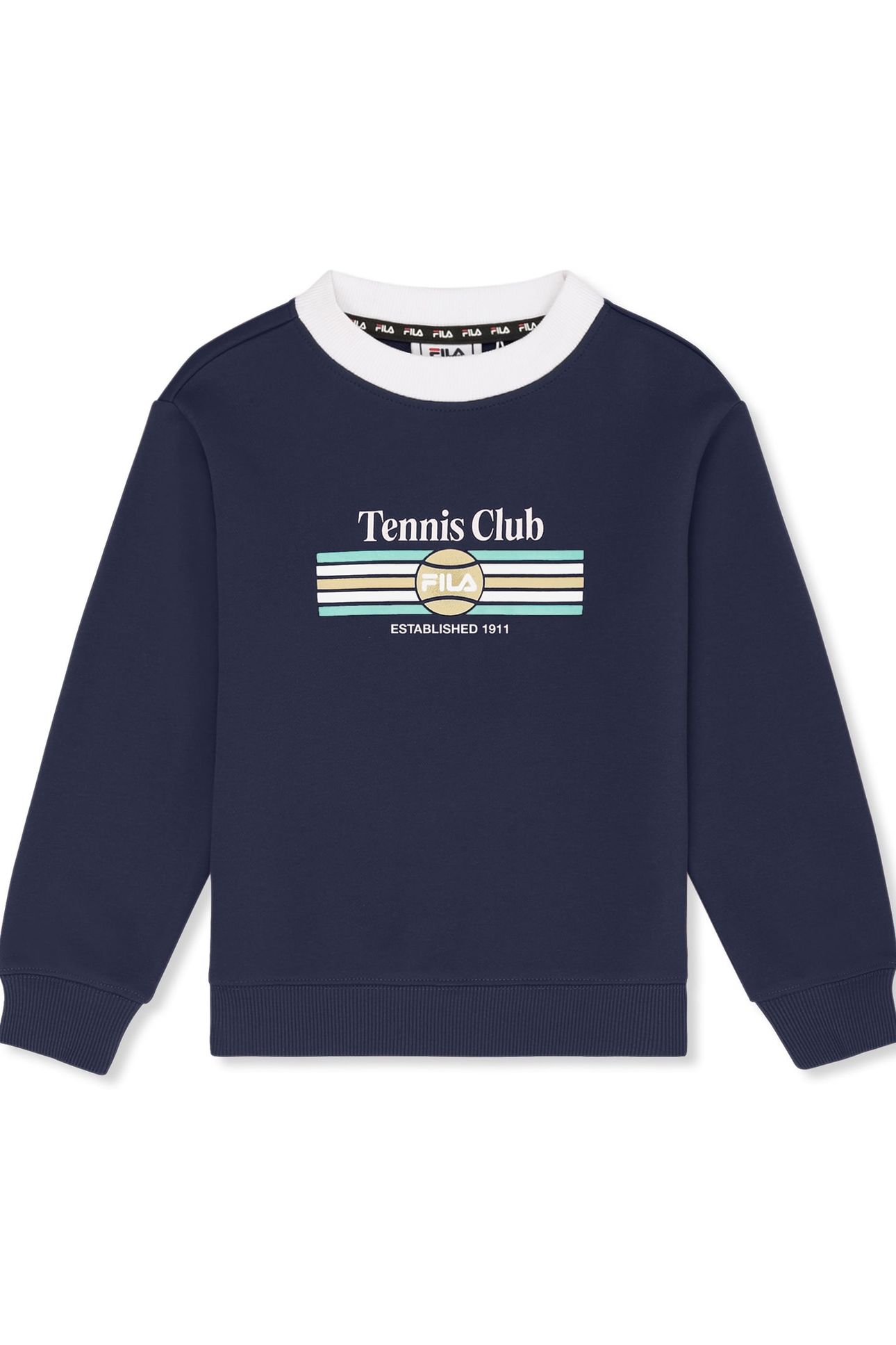 COLTANO REGULAR GRAPHIC SWEATSHIRT BLACK IRIS 1