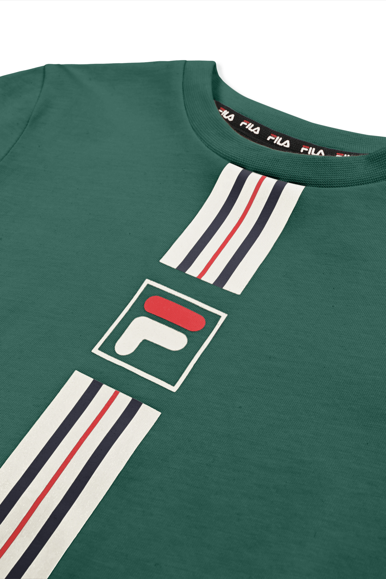 MONTEREGGI REGULAR HERITAGE TAPE T-SHIRT POSY GREEN 3