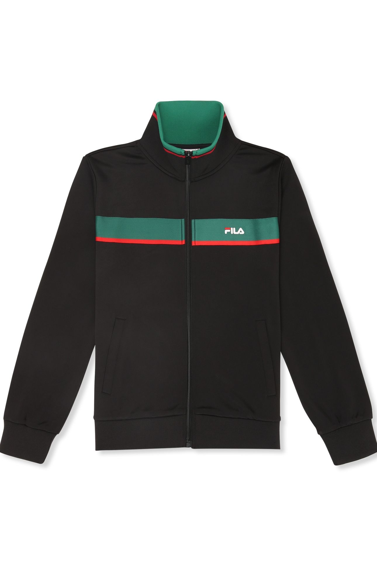 CAMPASSO REGULAR TAPED TRACK JACKET BLACK 1