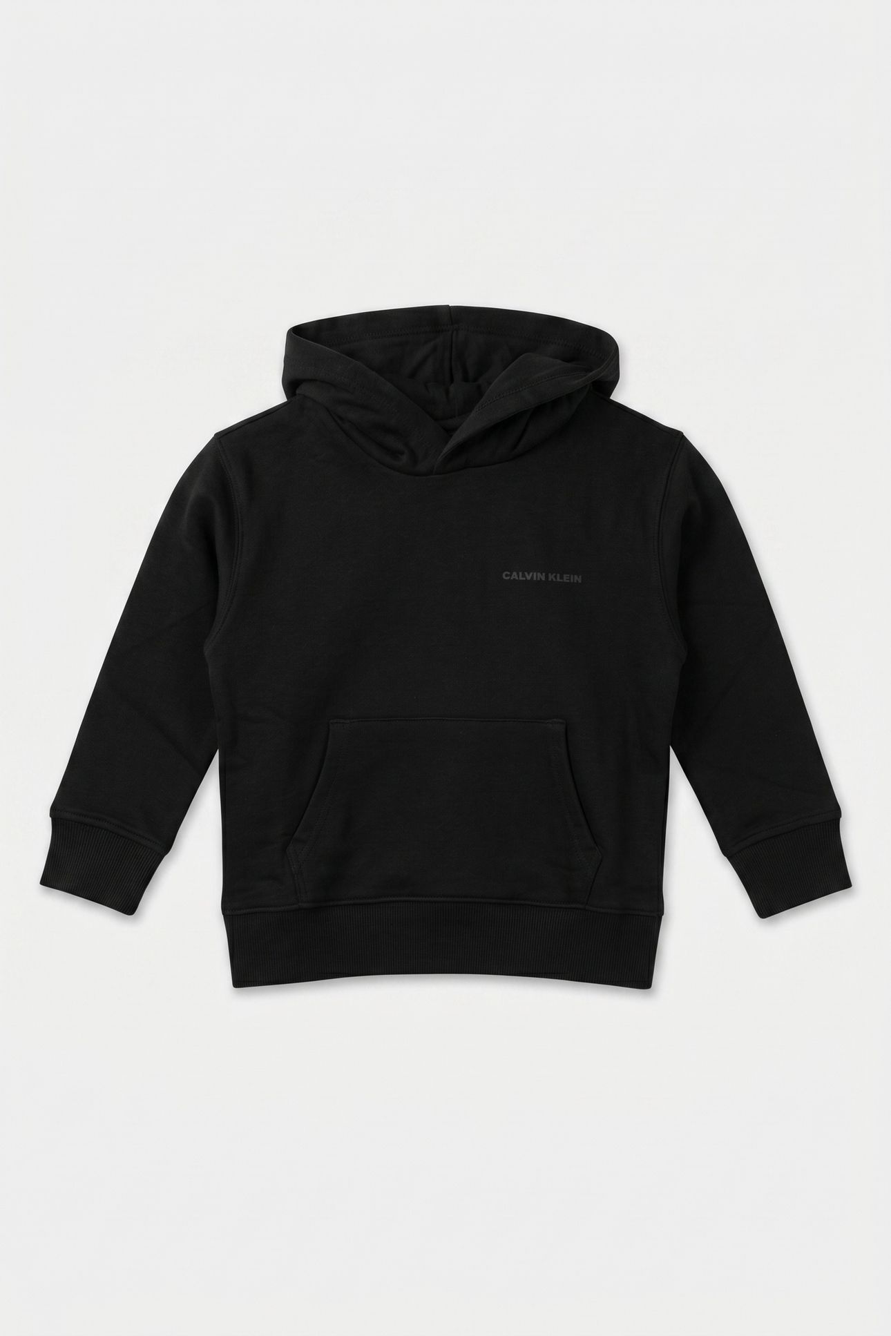 BOYS RELAXED BACK HOODIE BLACK 2