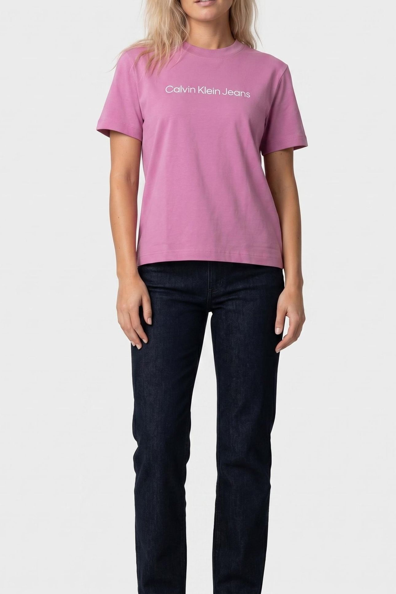 INST. LOGO CLASSIC T-SHIRT RASPBERRY CREAM 1