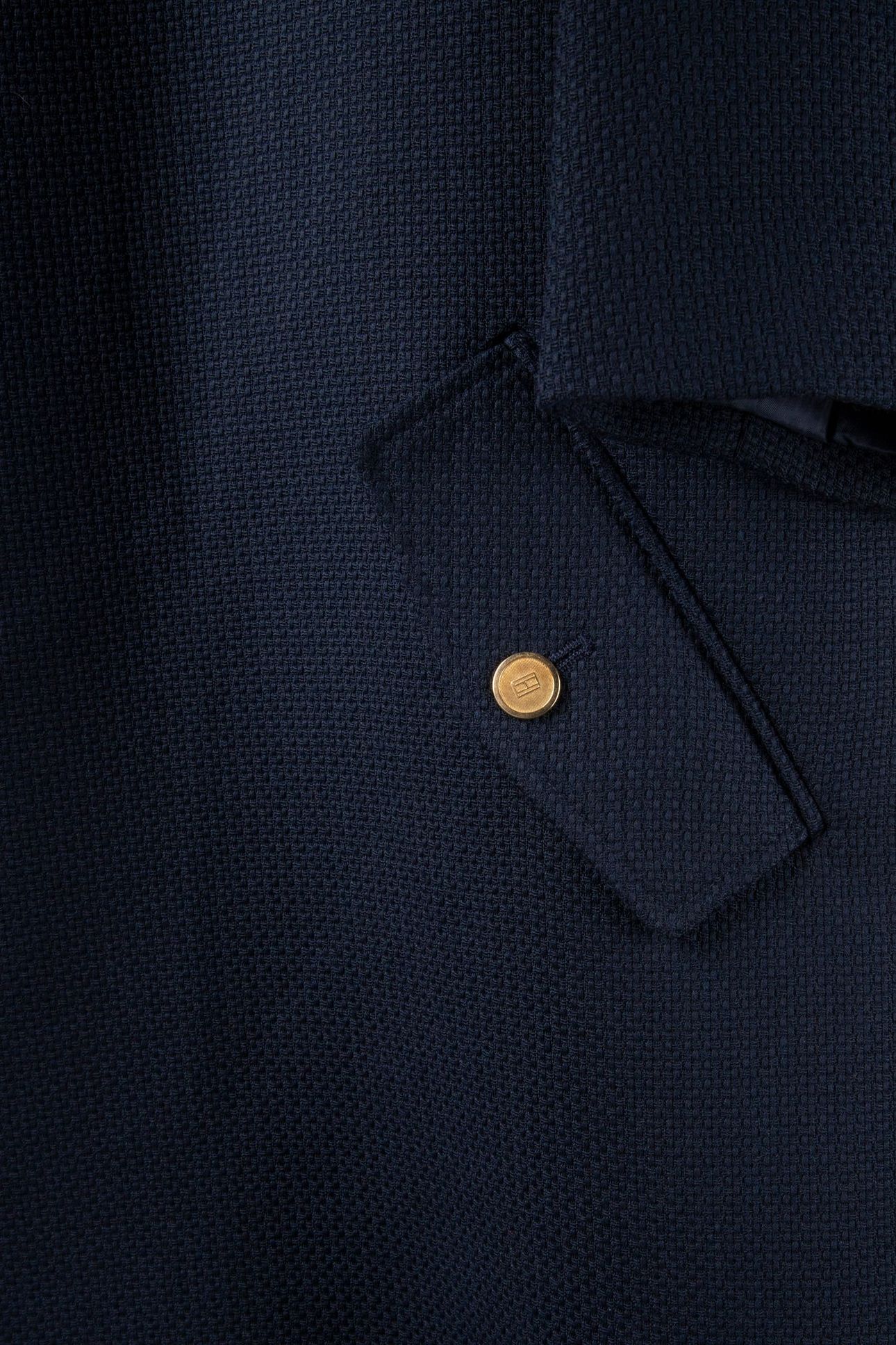 PREPPY TEXTURE MINI DRESS DARK NIGHT NAVY 4
