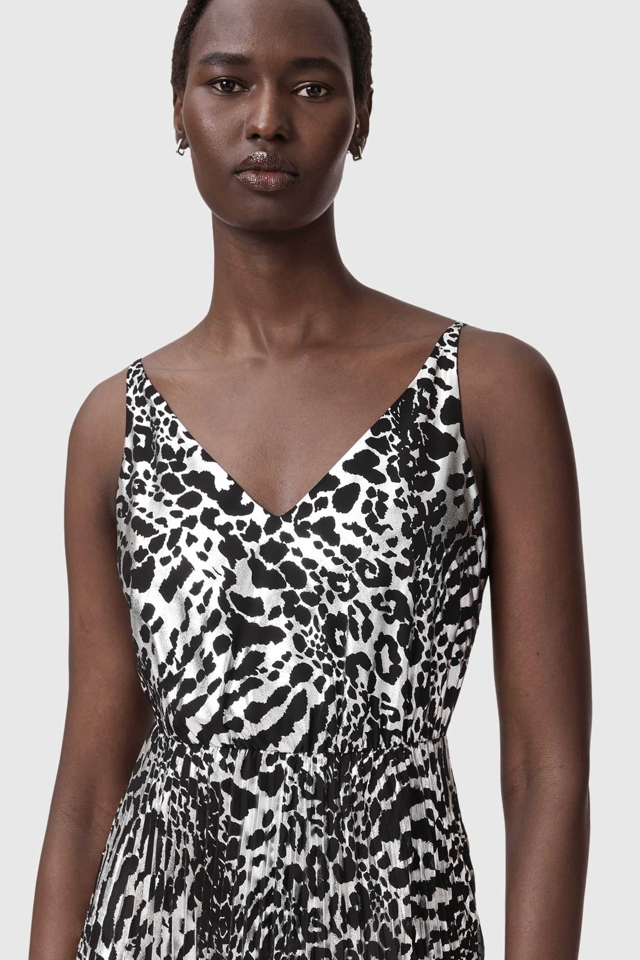 SPARK LEPPO DRESS BLACK/CHARCOAL 6