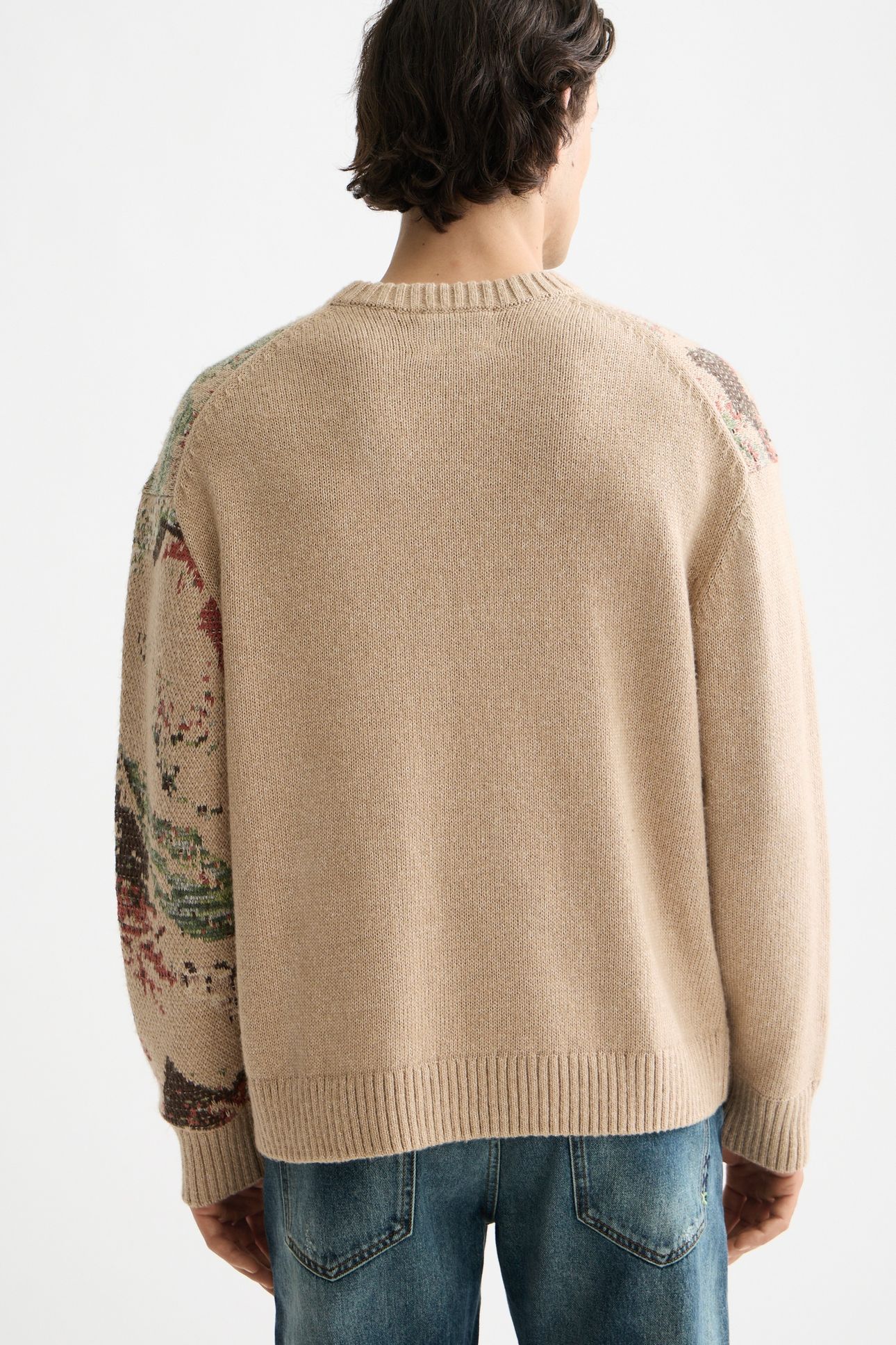 MOUNTAIN LOOSE FIT PULLOVER MOUNTAIN TANNIN AOP 2