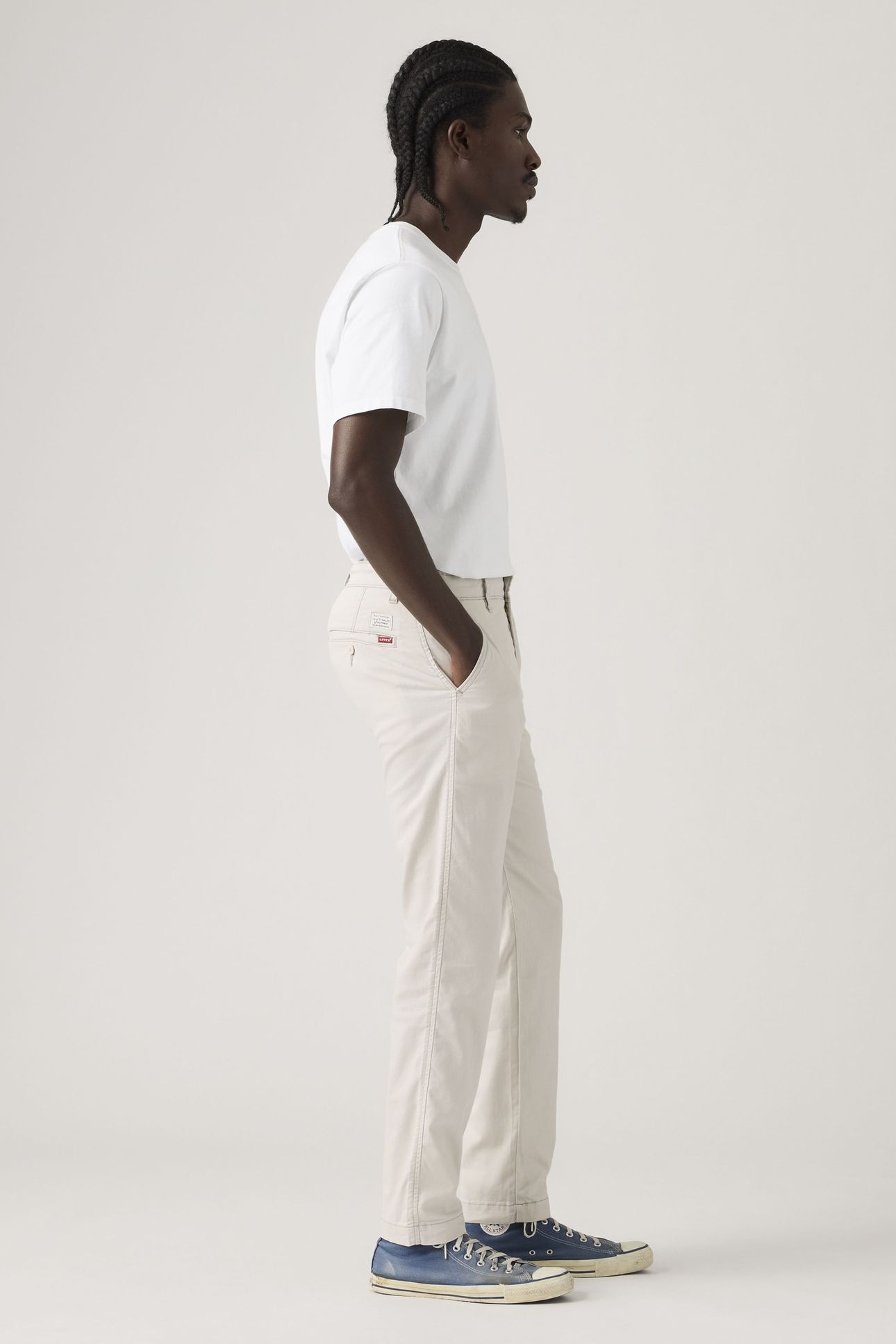 XX CHINO STANDARD TAPER LIGHTWEIGHT LINEN PANTS 4