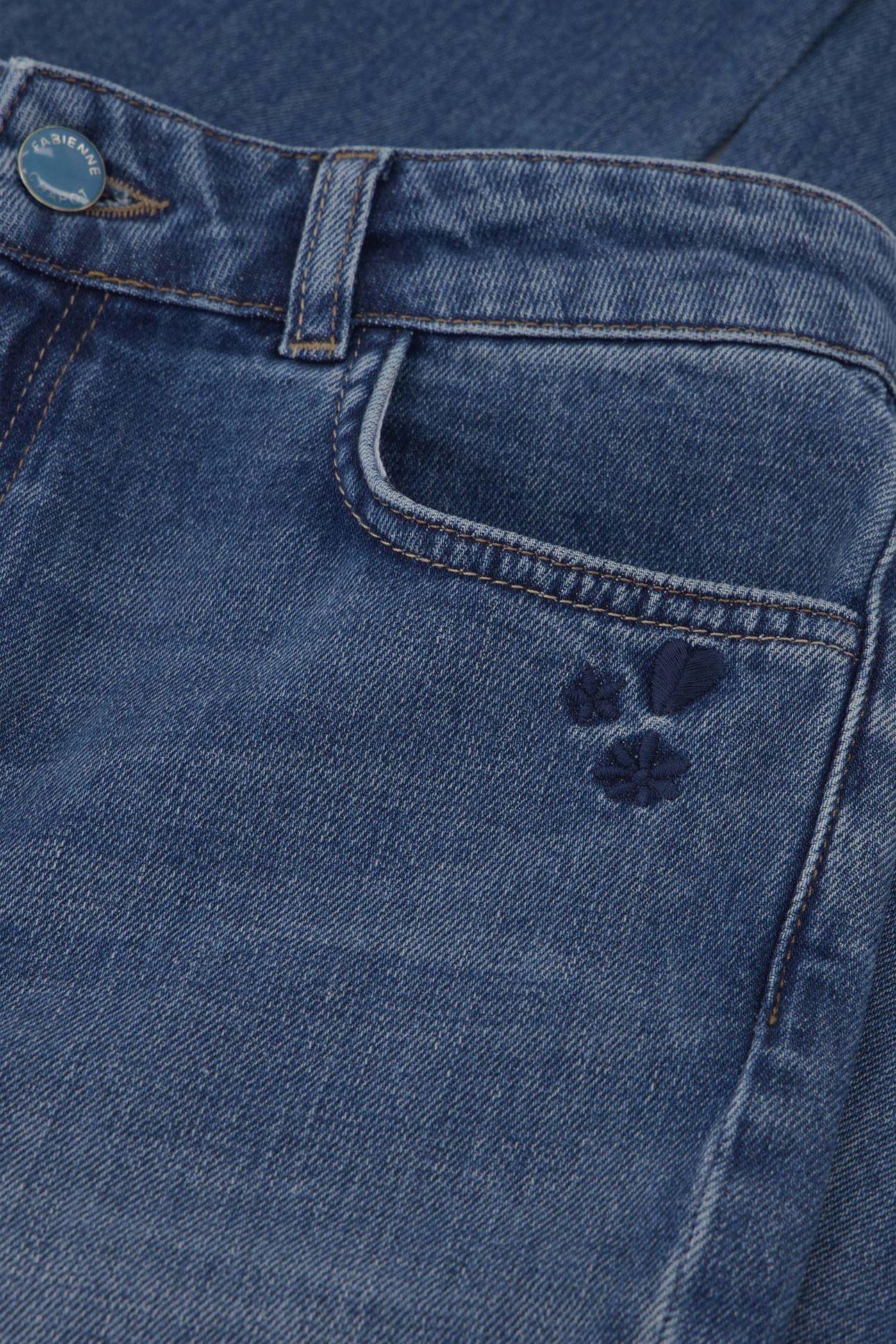 EVA FLARE JEANS MID BLUE 6