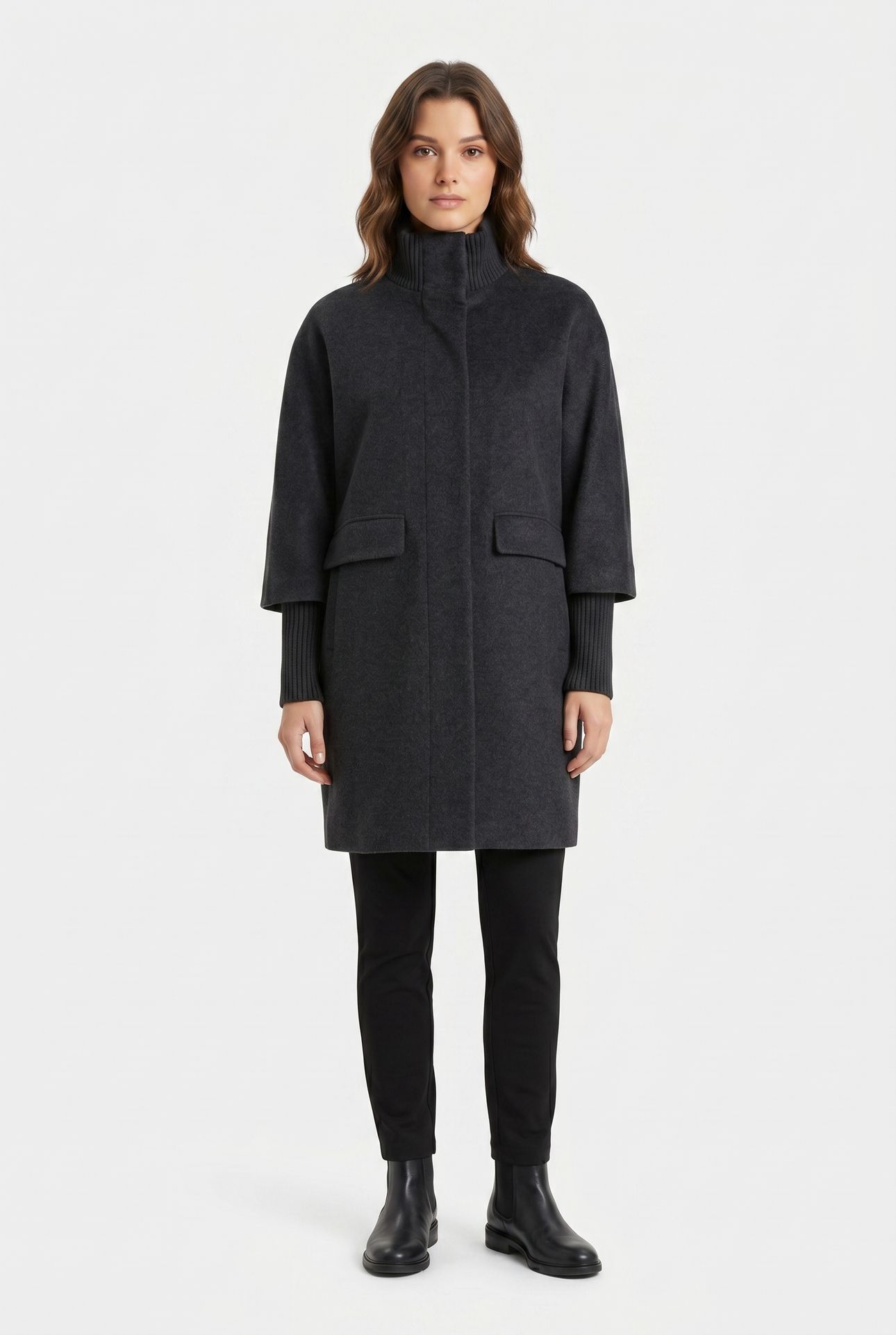 COMMA JACKET OUTDOOR GREY/BLACK 1