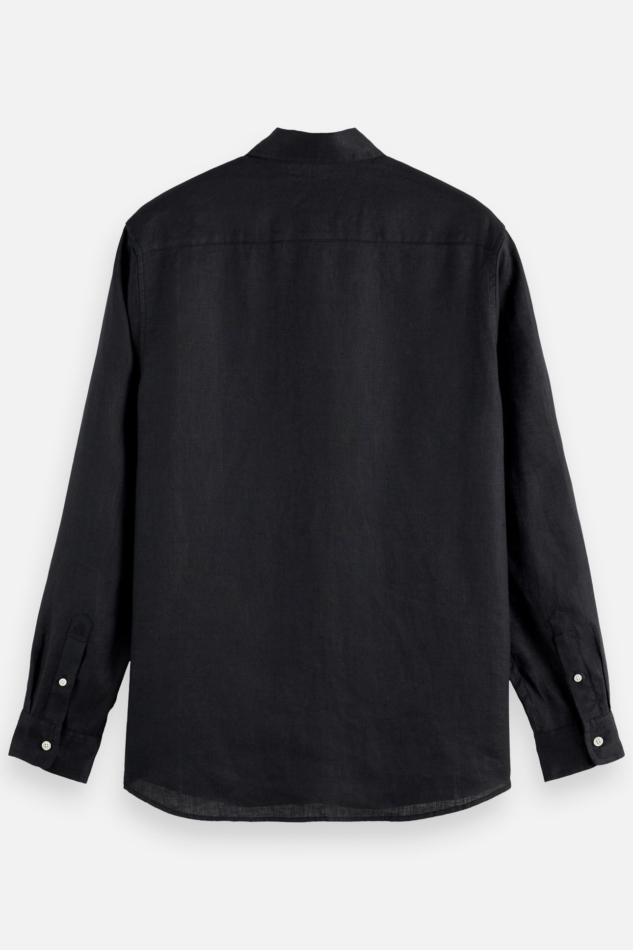NOS LINEN REGULAR-FIT SHIRT BLACK 5