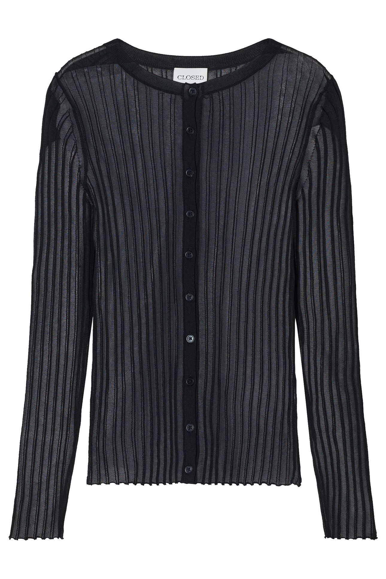 CARDIGAN LONG SLEEVE BLACK 5
