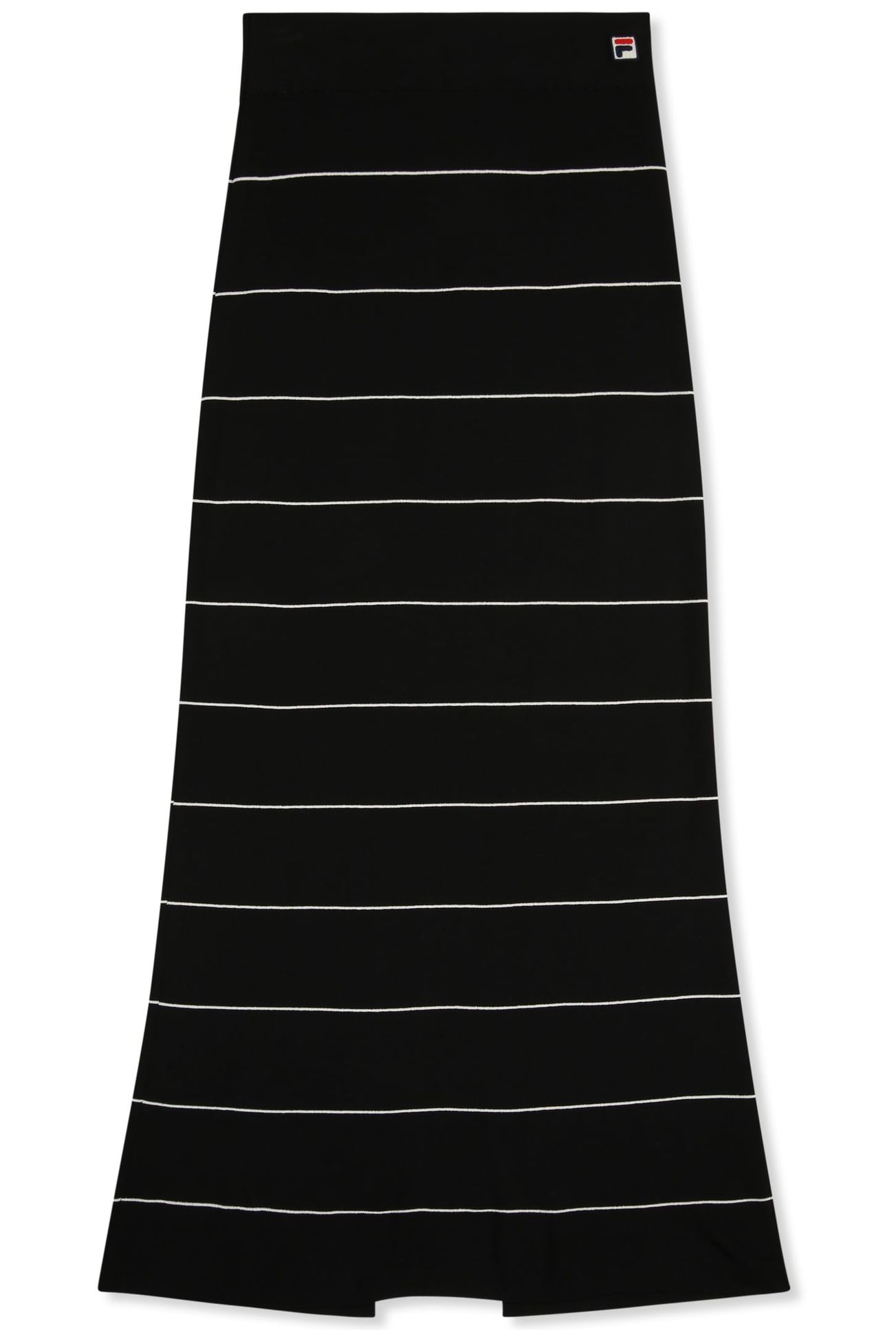 MONTECARLO STRAIGHT FINE KNITTED SKIRT BLACK 5