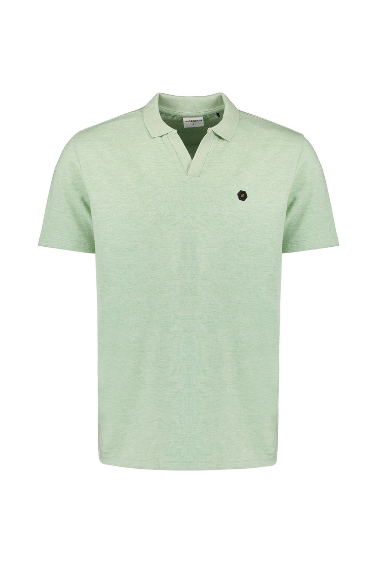POLO V MELANGE MINT 1