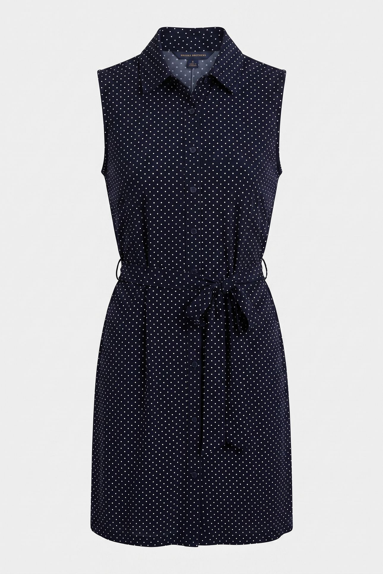 KNIT PRINTED SLEEVELESS DRESS NAVY 5