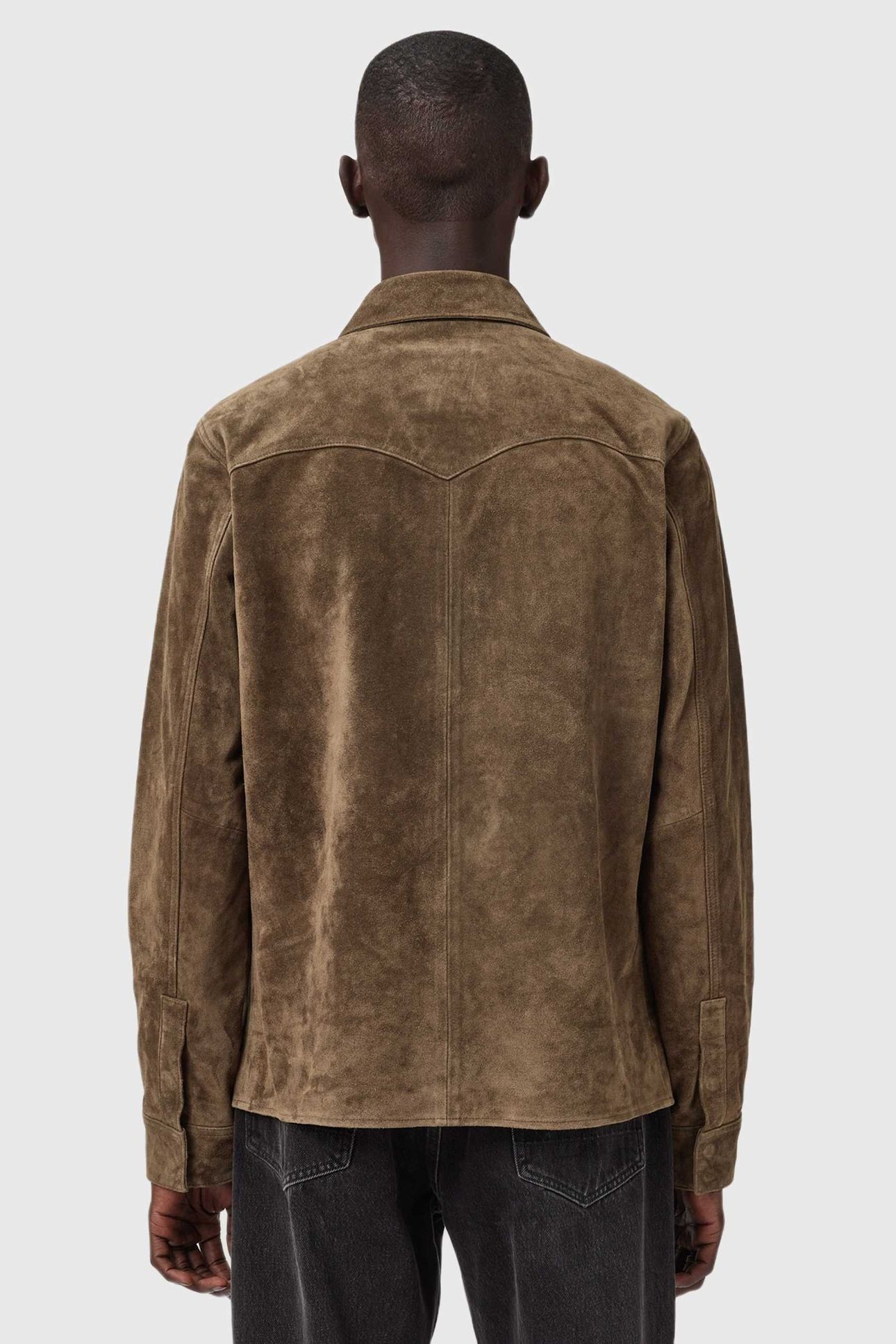 SULLY SUEDE SHIRT BAKER BROWN 6