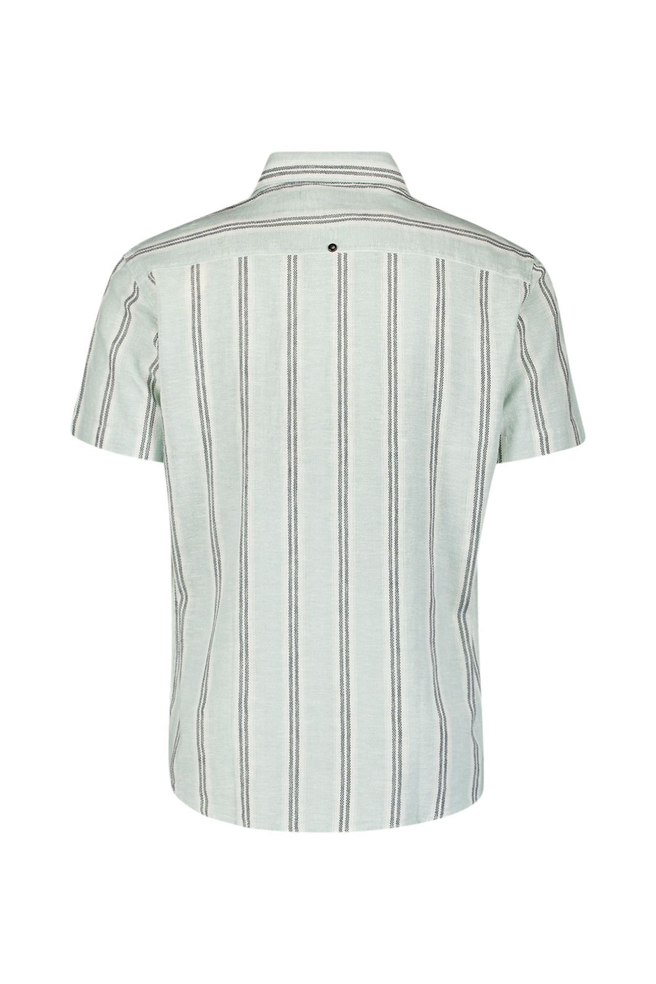 SHIRT SHORT SLEEVE DOBBY VERTICAL STRIPE WITH LINEN ICE 2