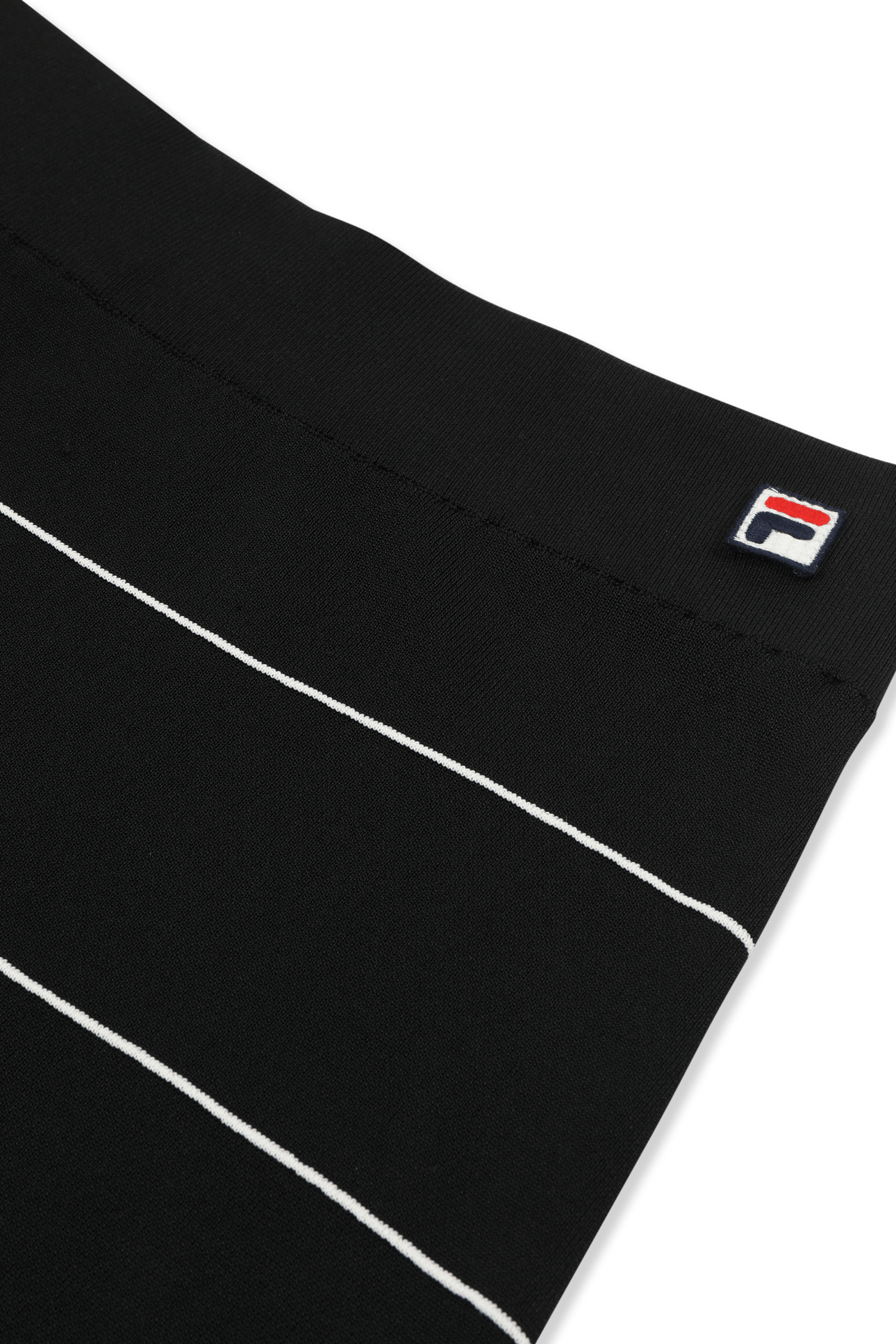 MONTECARLO STRAIGHT FINE KNITTED SKIRT BLACK 7