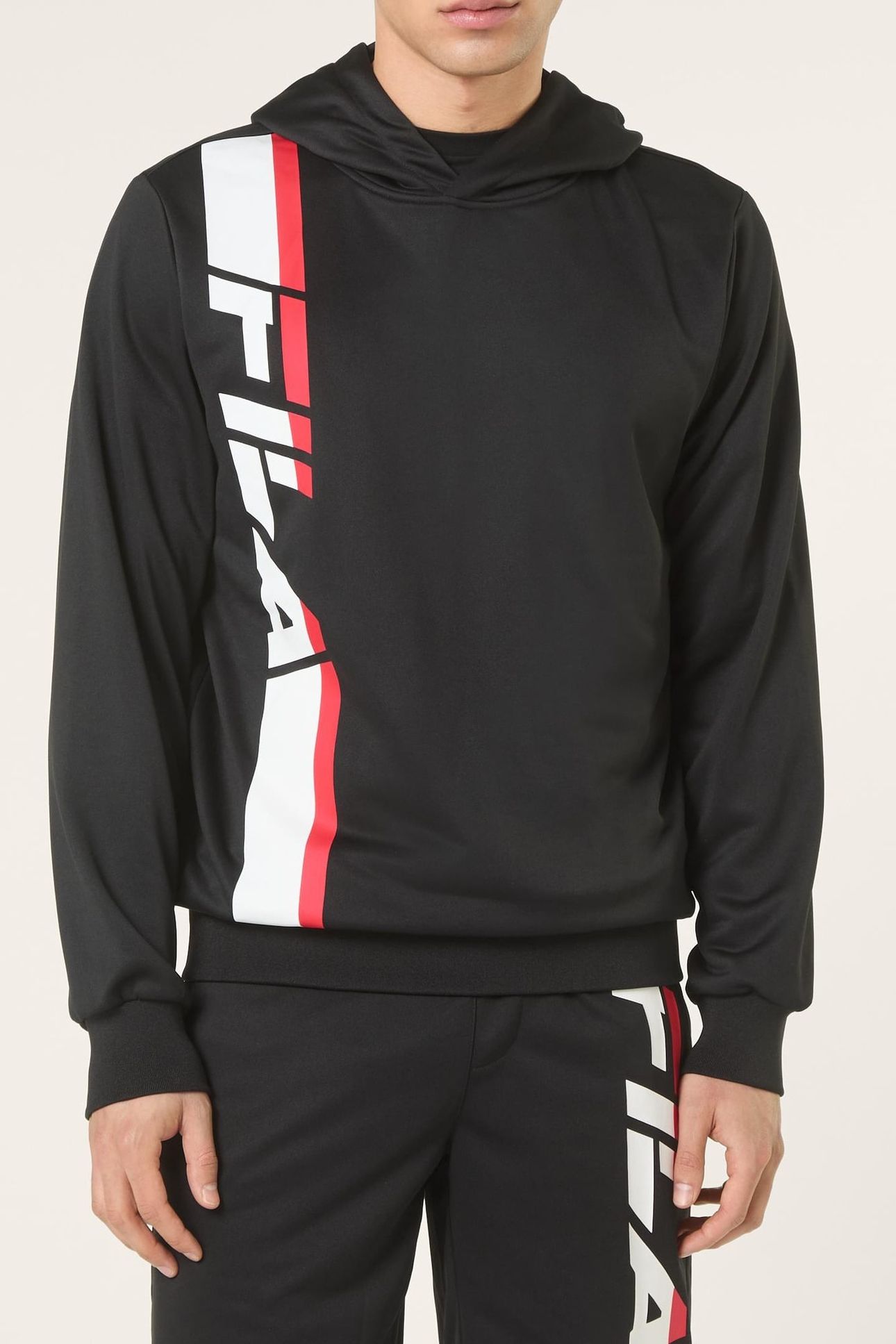 VALIVERSI REGULAR GRAPHIC HOODIE BLACK 1