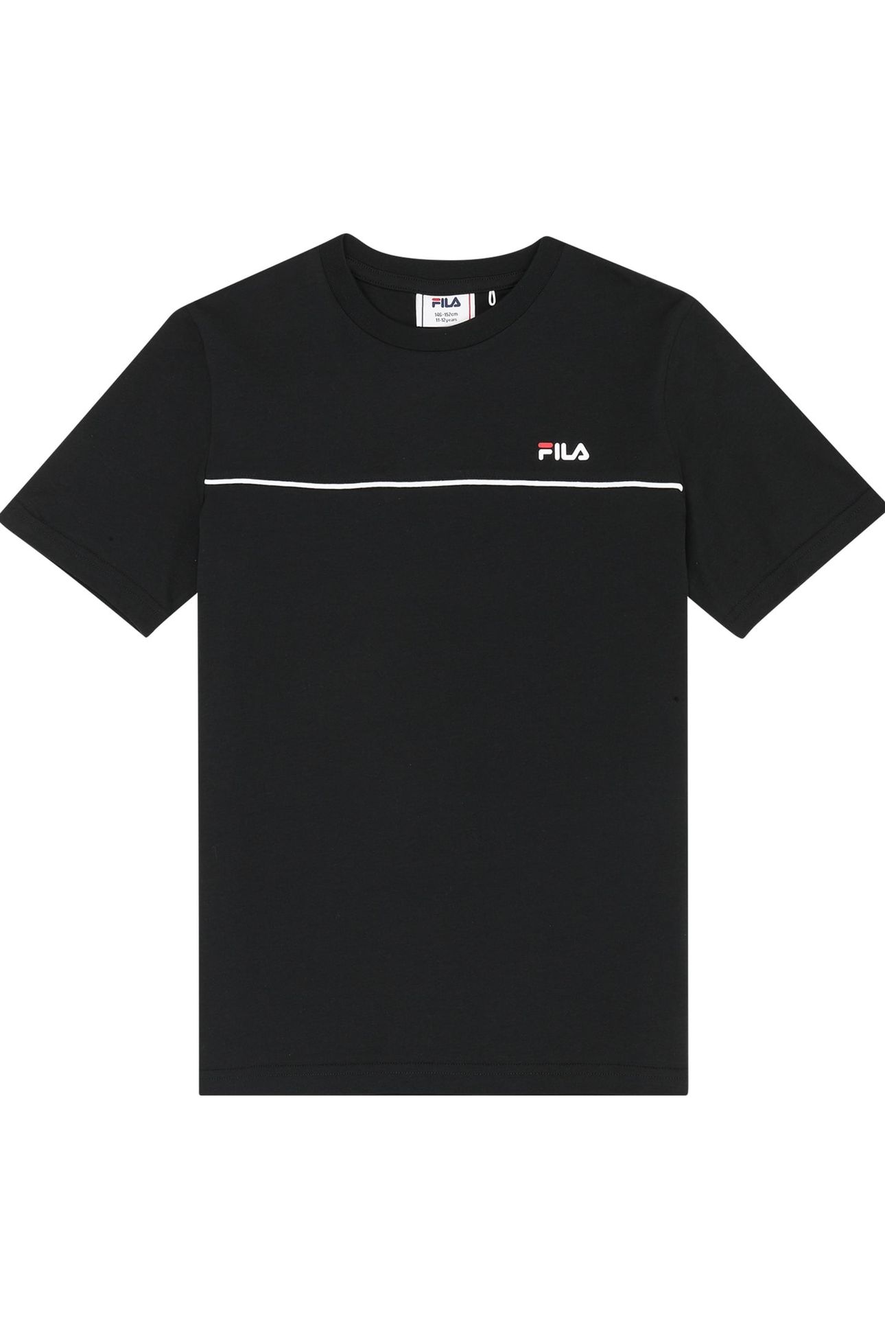 CAMPOSTINO REGULAR CONTRAST PIPING T-SHIRT BLACK 1