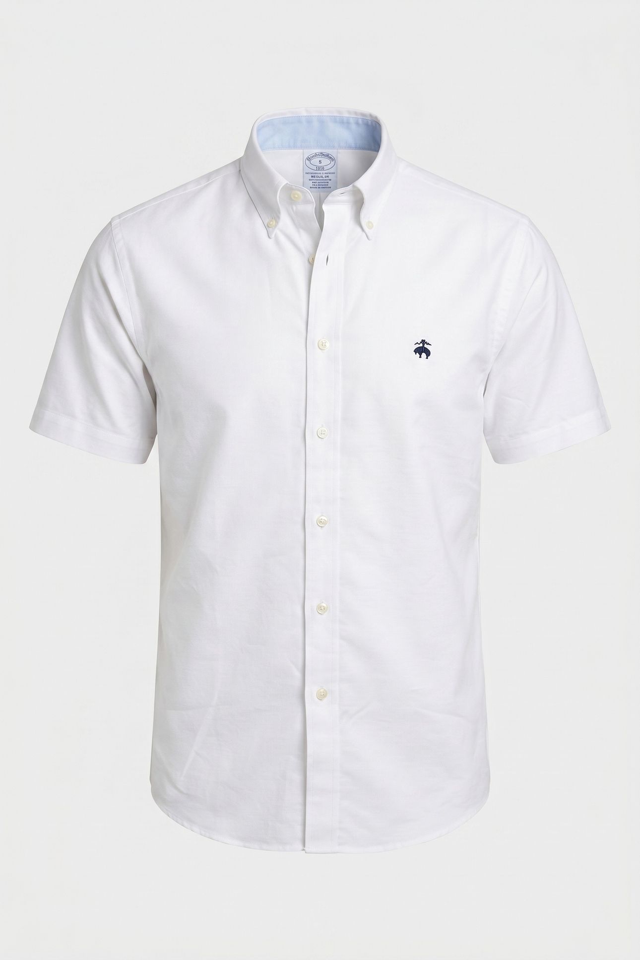 NON-IRON OXFORD STRETCH SOLIDS REGULAR SHIRT WHITE 5