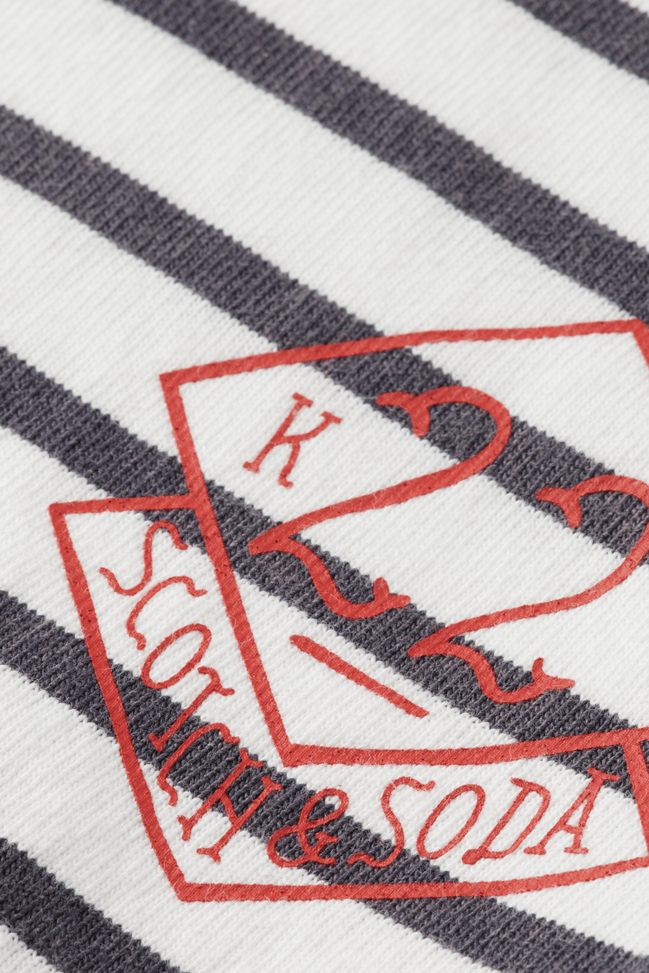 BOY DENIM WASHED STRIPED BRETON T-SHIRT BLUE WHITE STRIPE 3