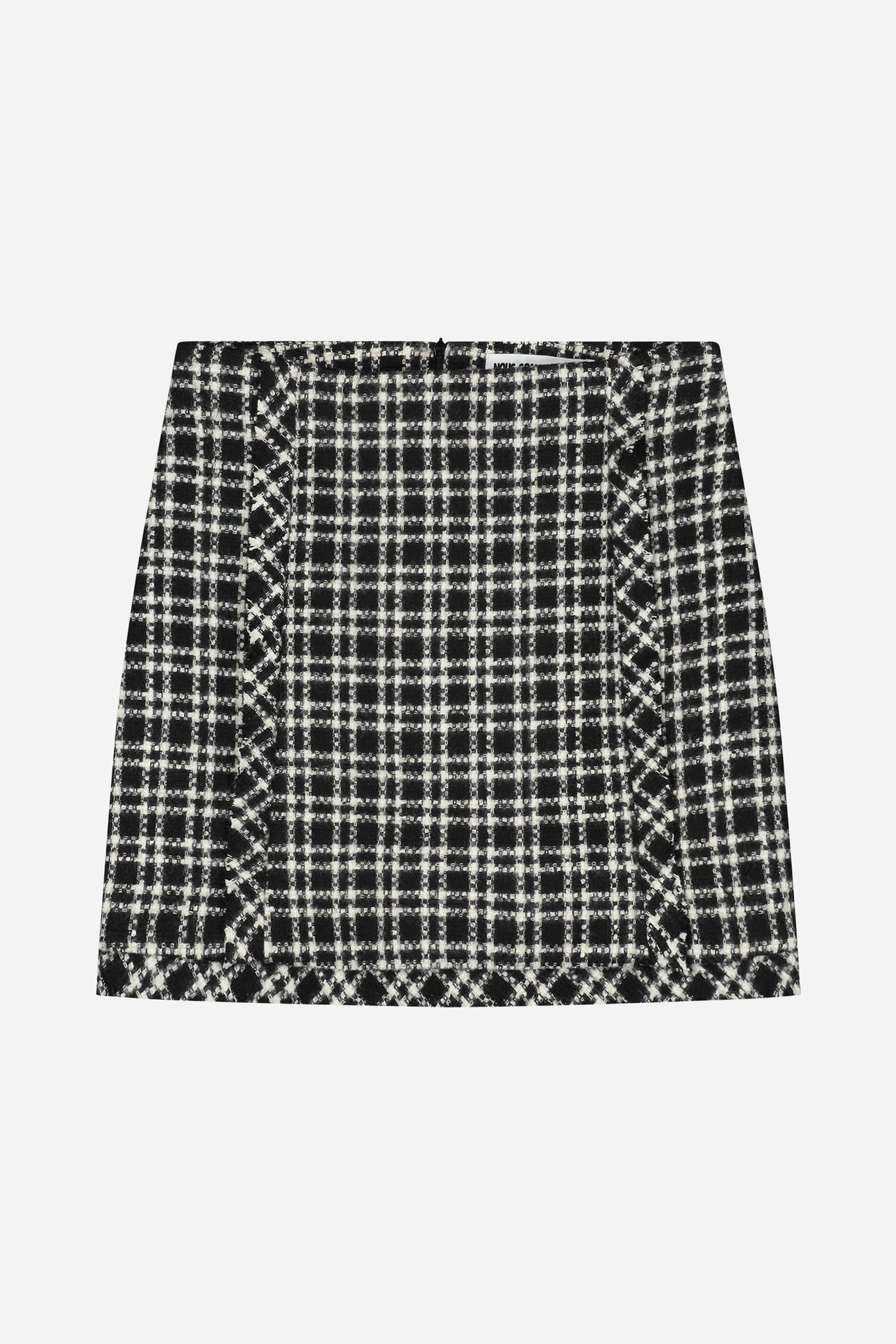 NOUS SOMMES LABELS – GRACIE TWEED SKIRT BLACK 3