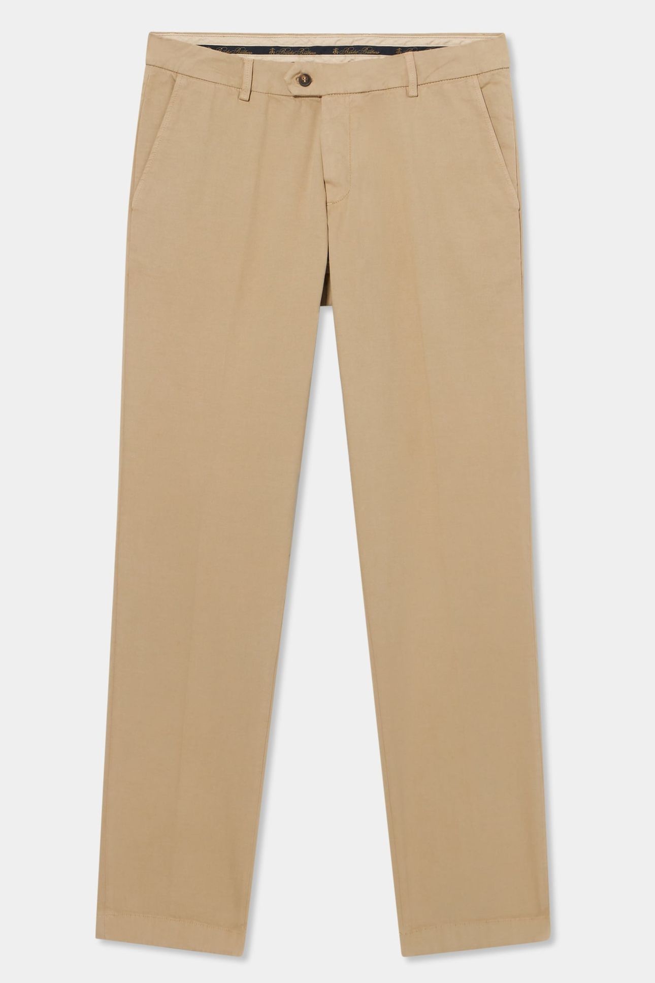 SLIM FIT WOVEN STRETCH COTTON CHINOS BEIGE 4