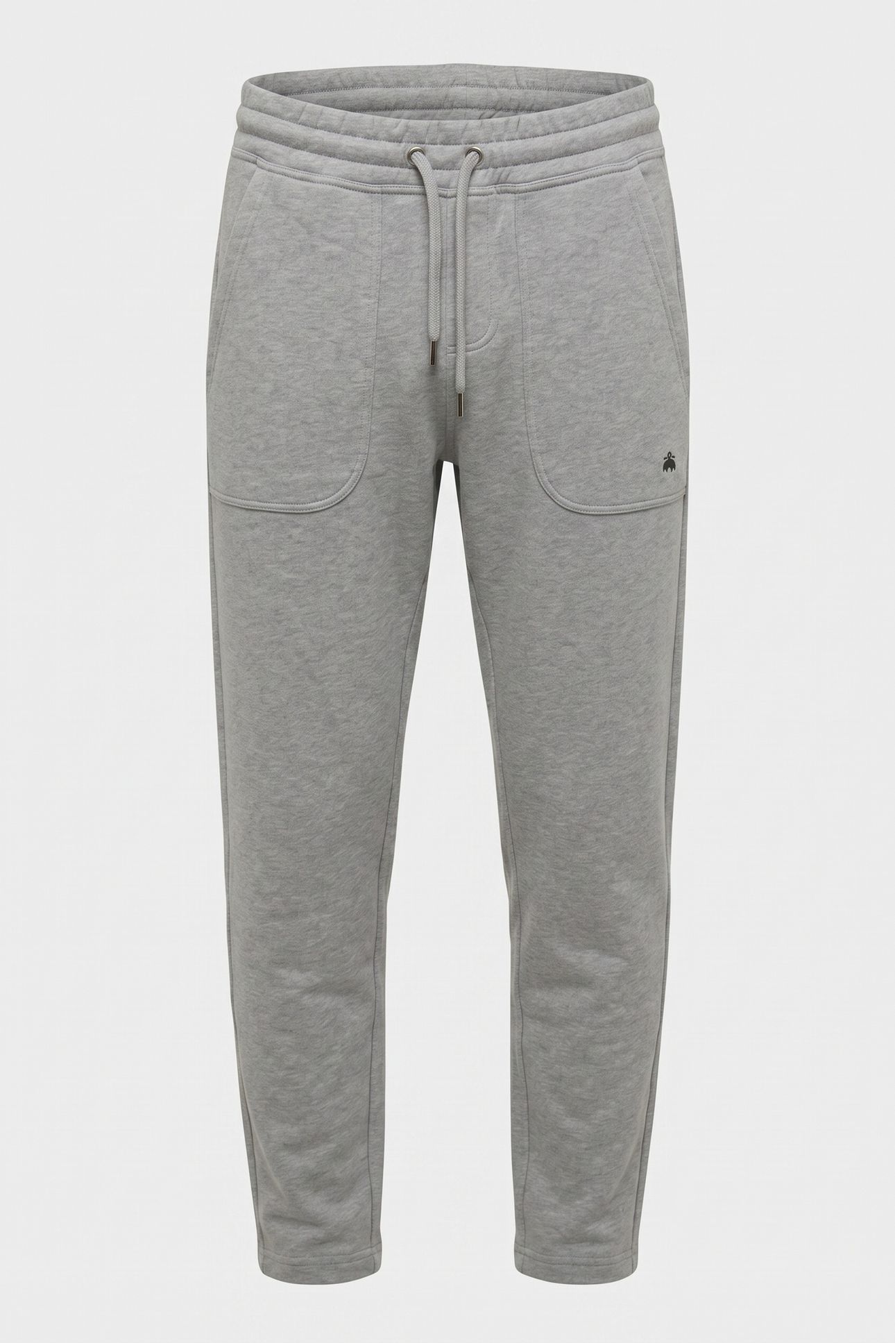 PLAIN SWEATPANTS COTTON LIGHT GREY 4
