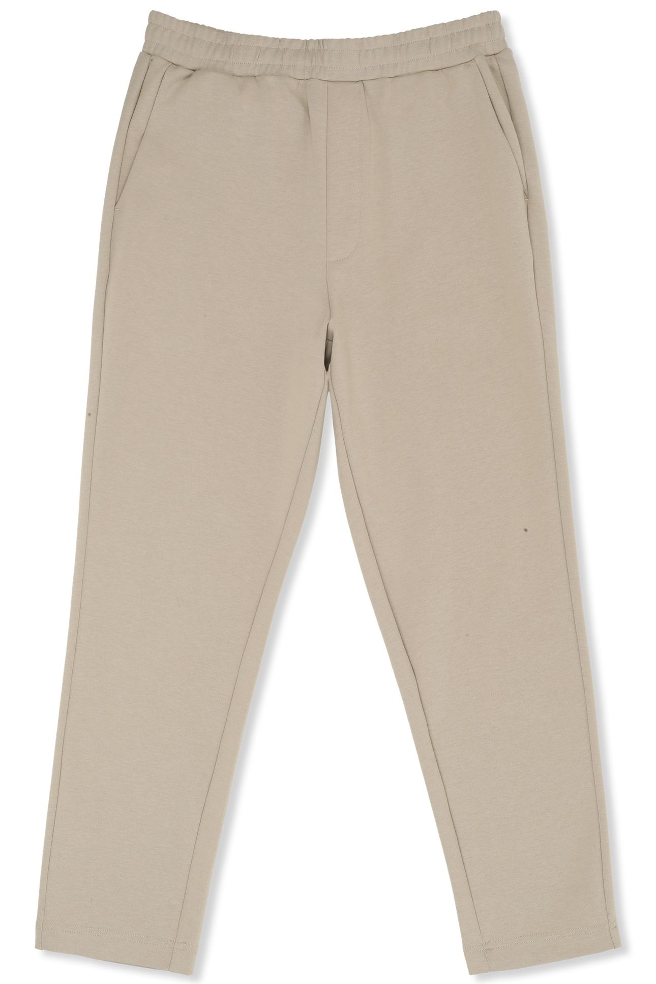 JOVENCAN SLIM CROPPED SMART SWEATPANTS WHITE PEPPER 4