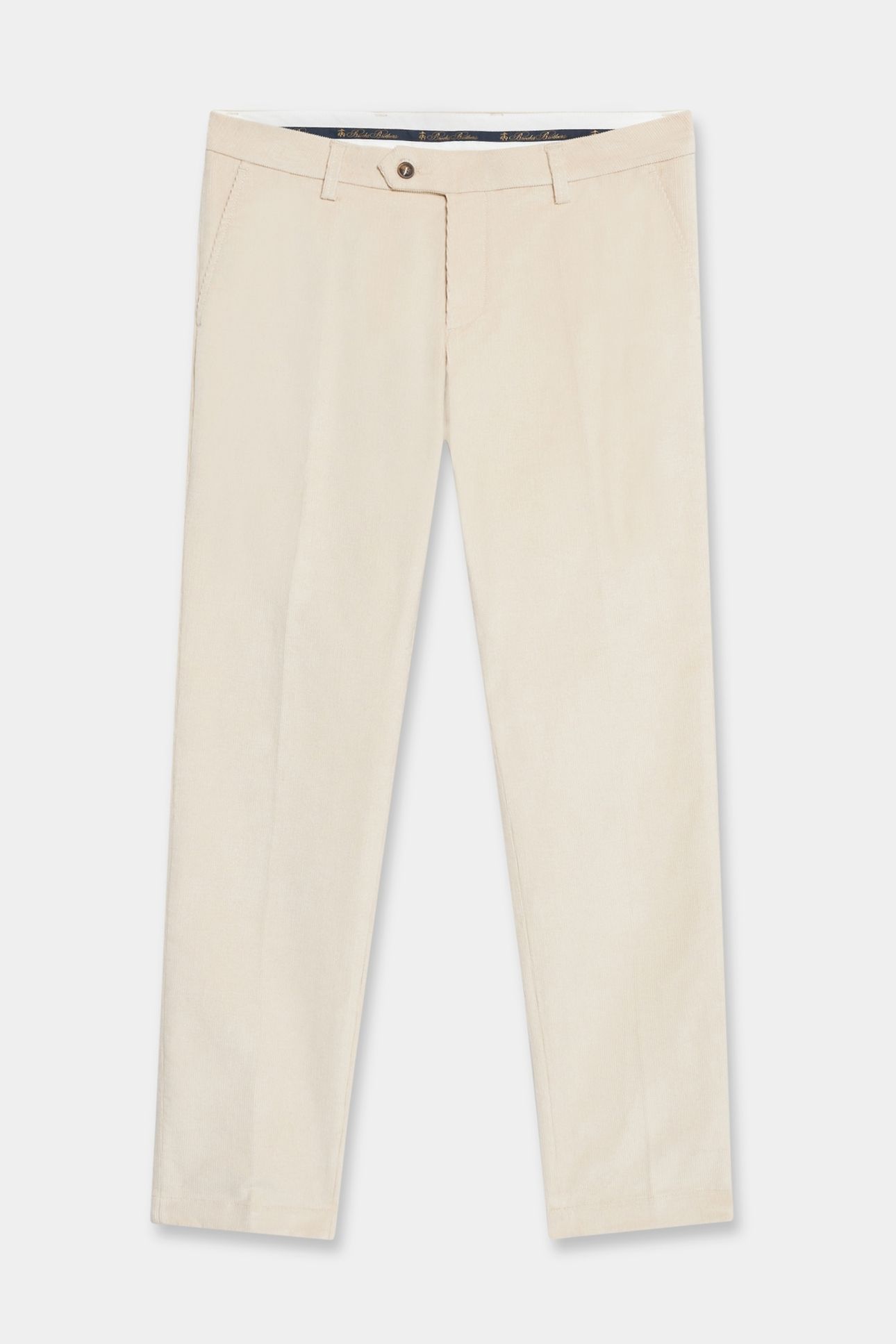 SLIM FIT COTTON CORDUROY CHINOS BEIGE 4