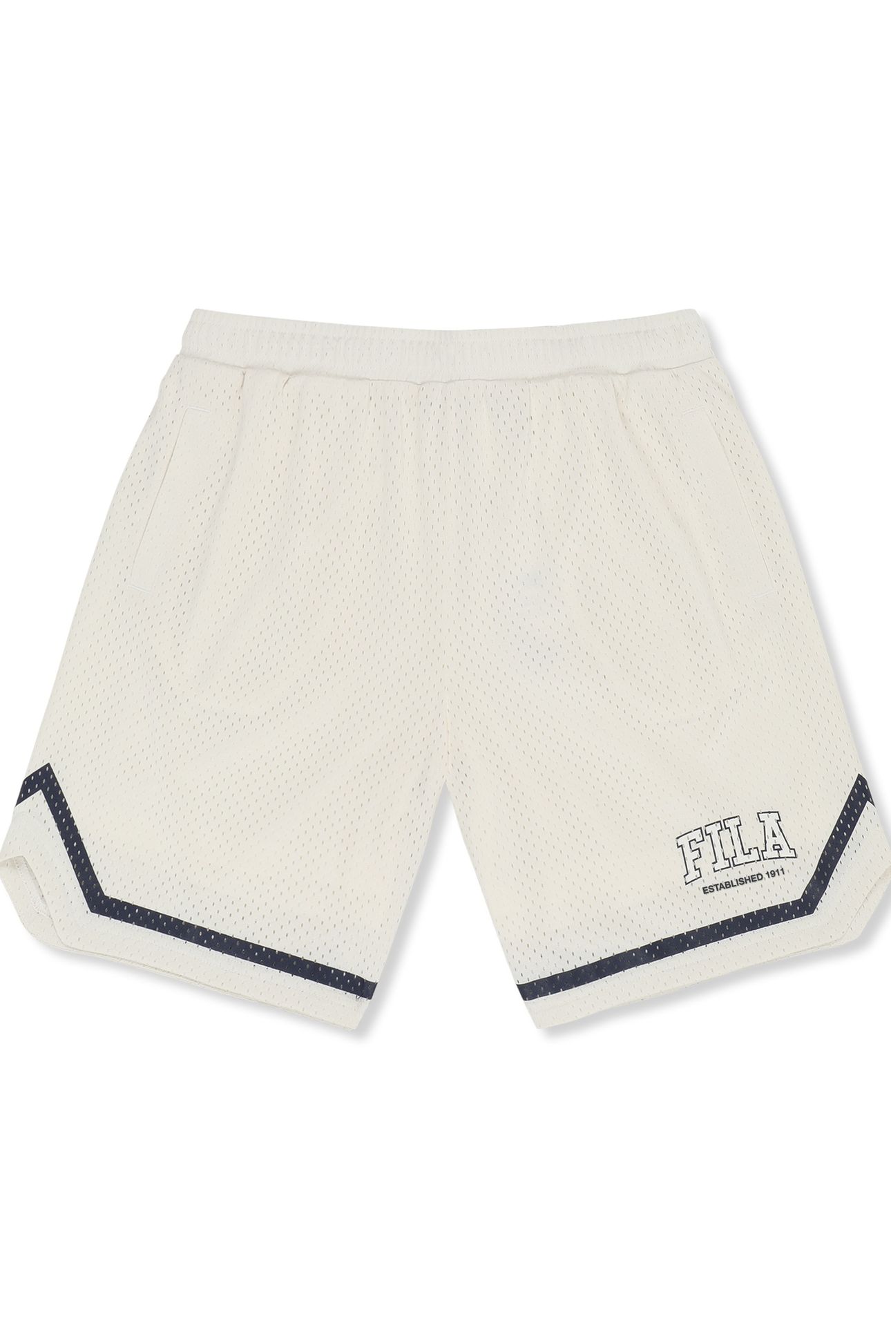 VILLANOVA LOOSE MESH BASKETBALL SHORTS EGRET 1
