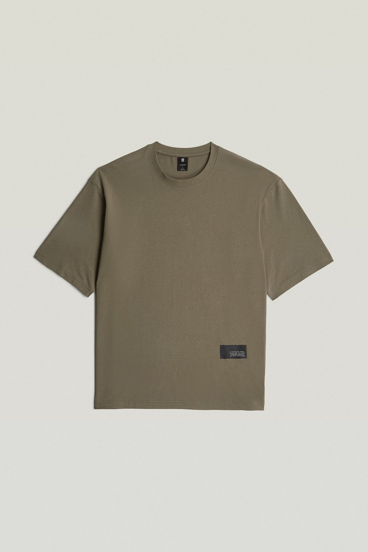 BADGE BOXY R T DARK BROWN 5
