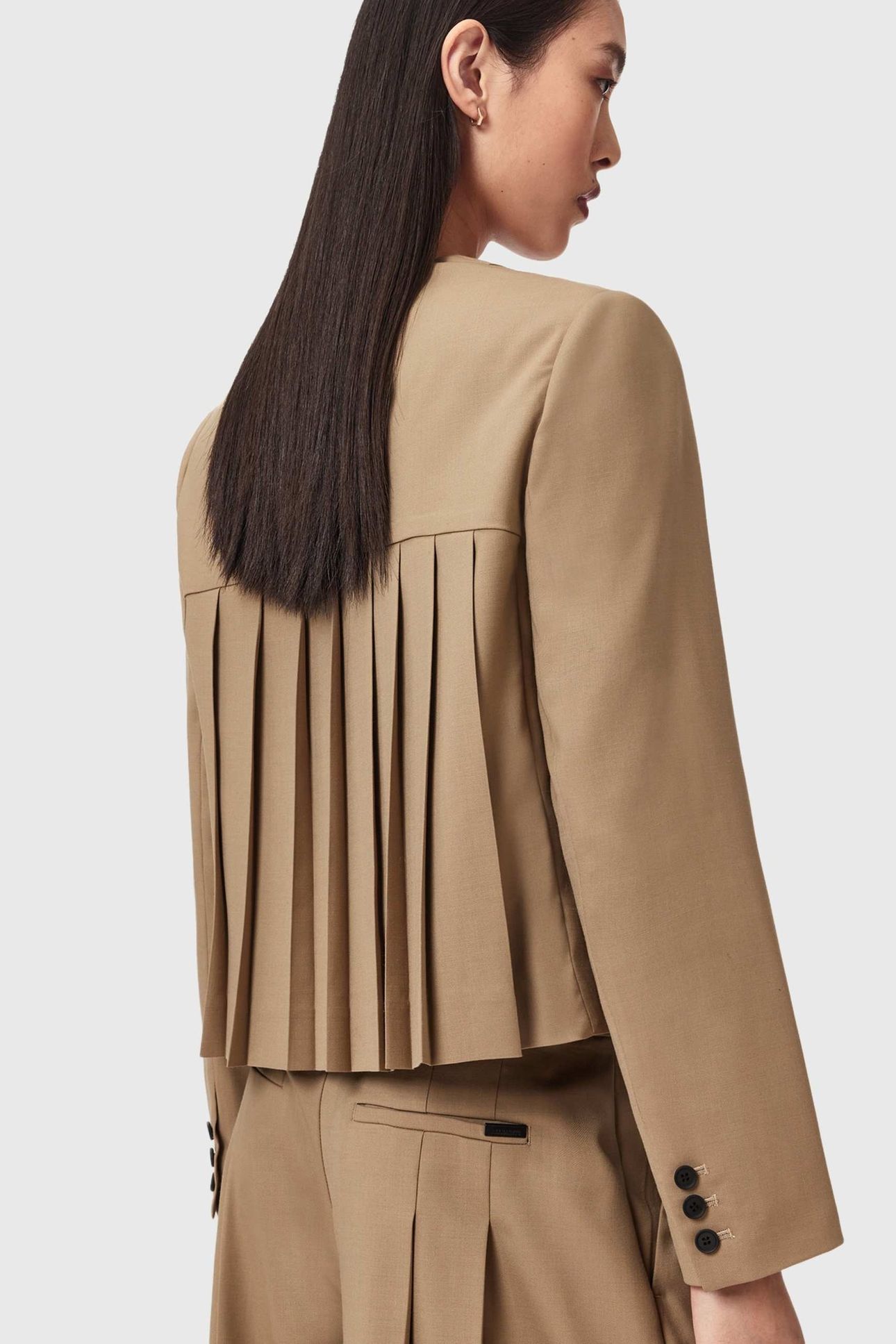 POPPY BLAZER SAND BROWN 5
