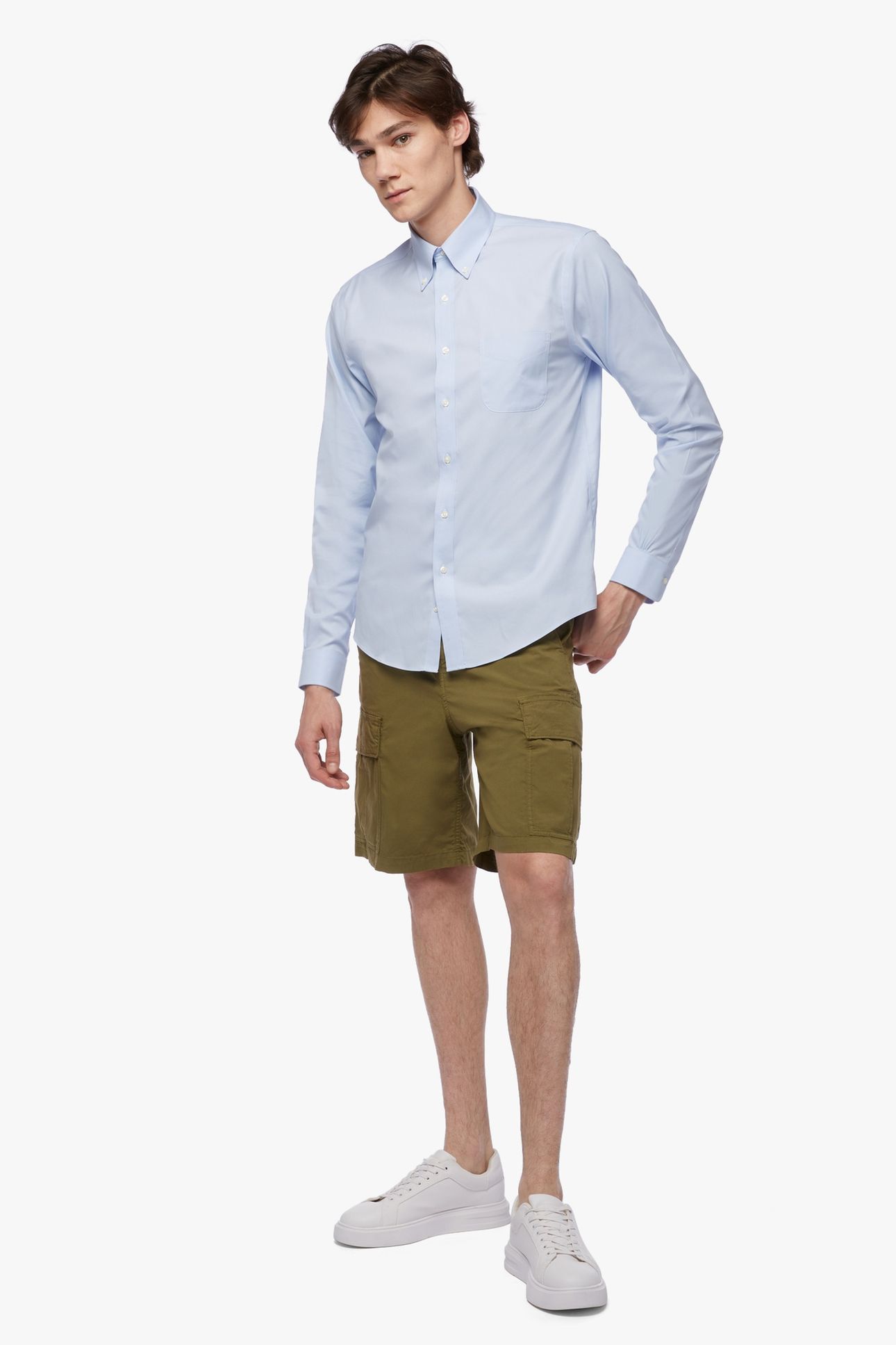 MILITARY STRETCH COTTON CARGO SHORTS MILITARY 3