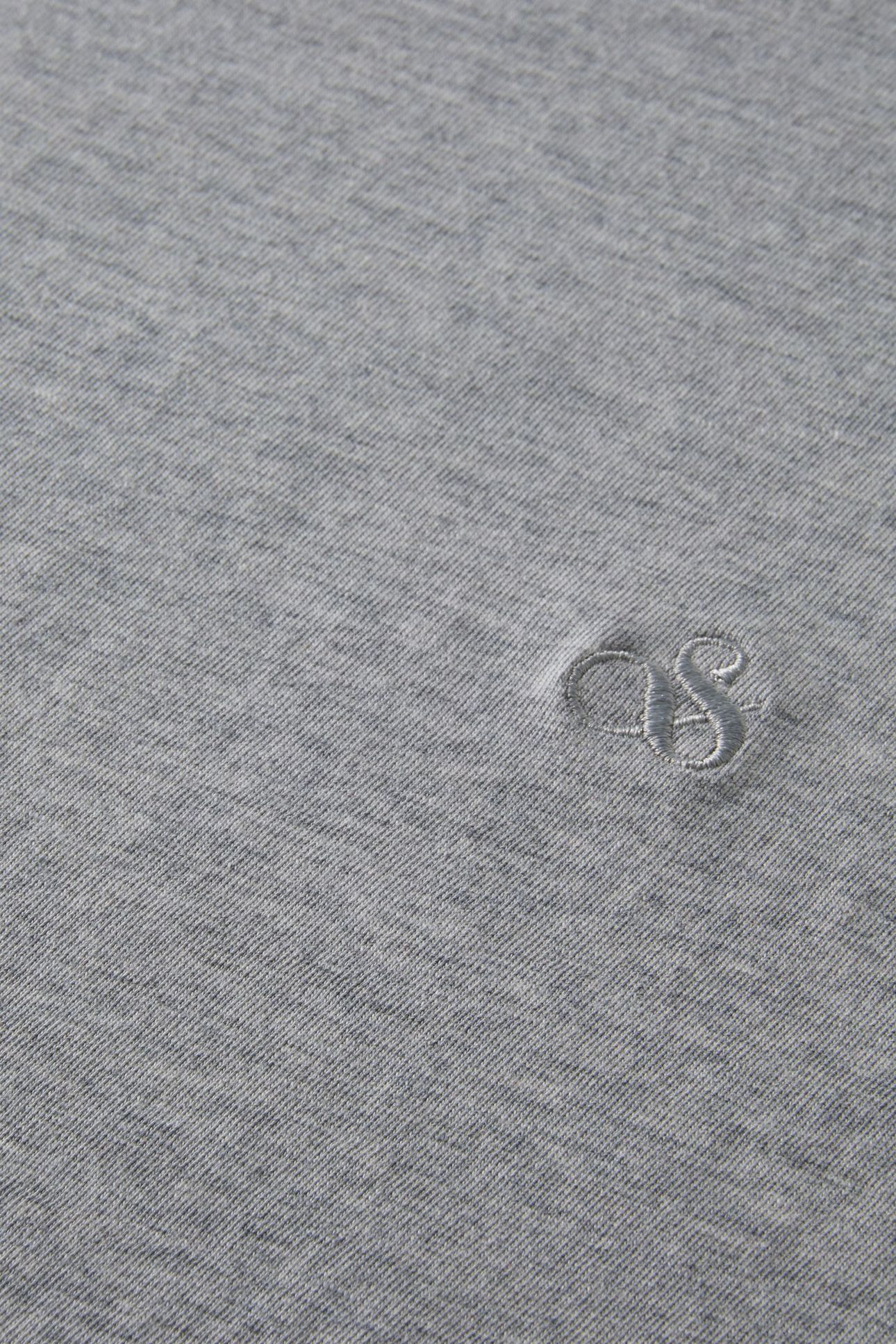 NOS CHEST LOGO REGULAR-FIT T-SHIRT LIGHT PASTEL GREY 7