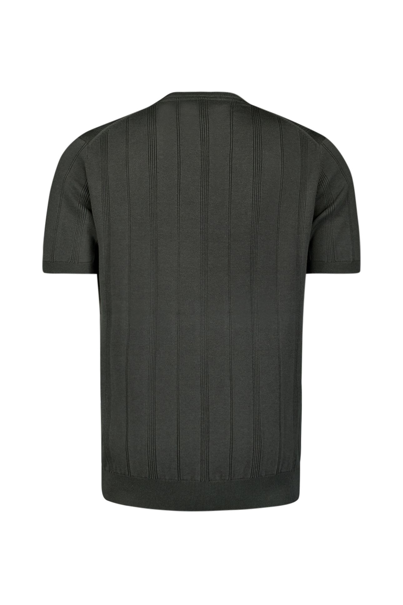 PULLOVER SHORT SLEEVE CREWNECK DROPNEEDLE STRIPES DARK STEEL 2
