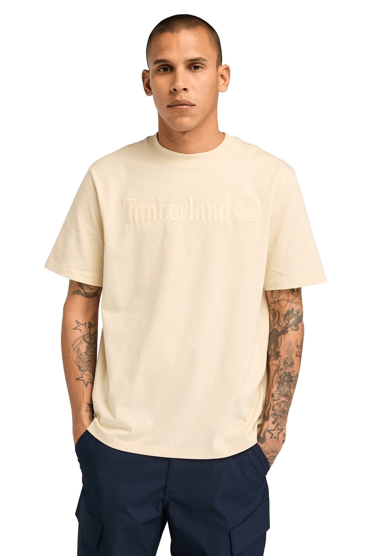 HAMPTHON SHORT SLEEVE TEE ANGORA 1