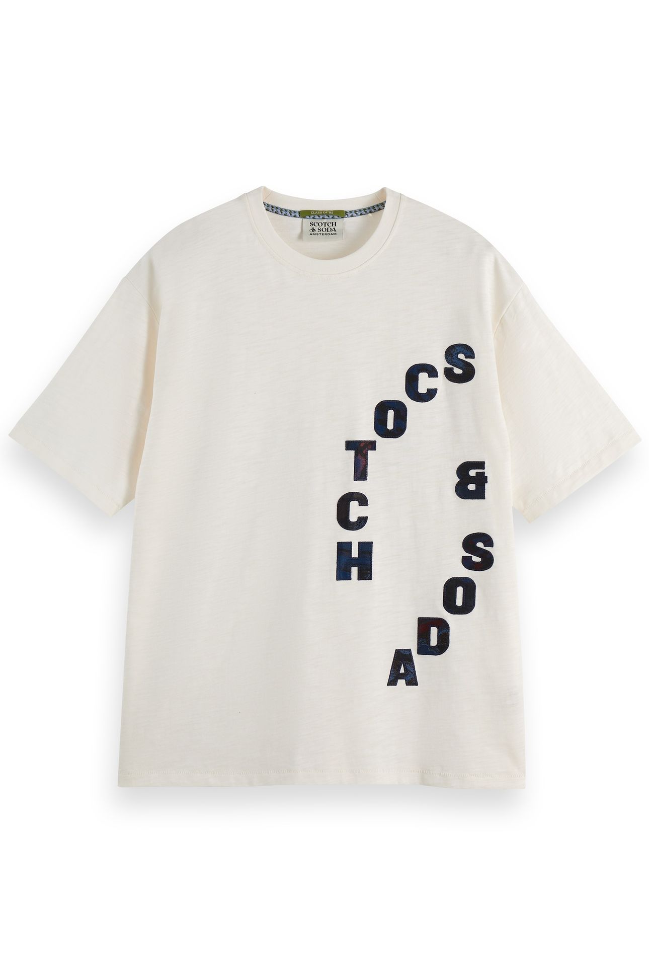 LOOSE FIT APPLIQUE T-SHIRT EGGNOG 4